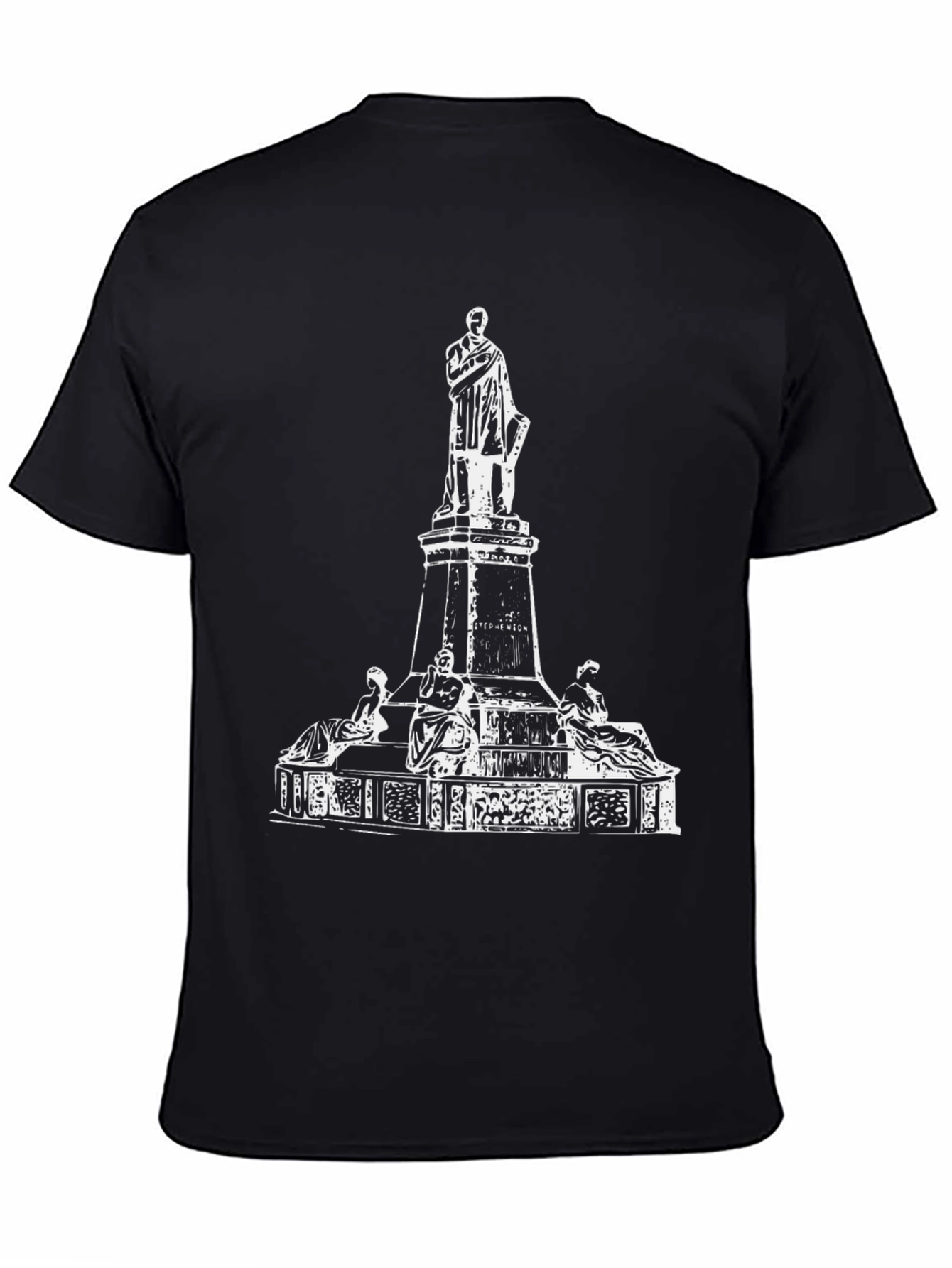 Monument Graphic T-Shirt | Stylish Black Tee