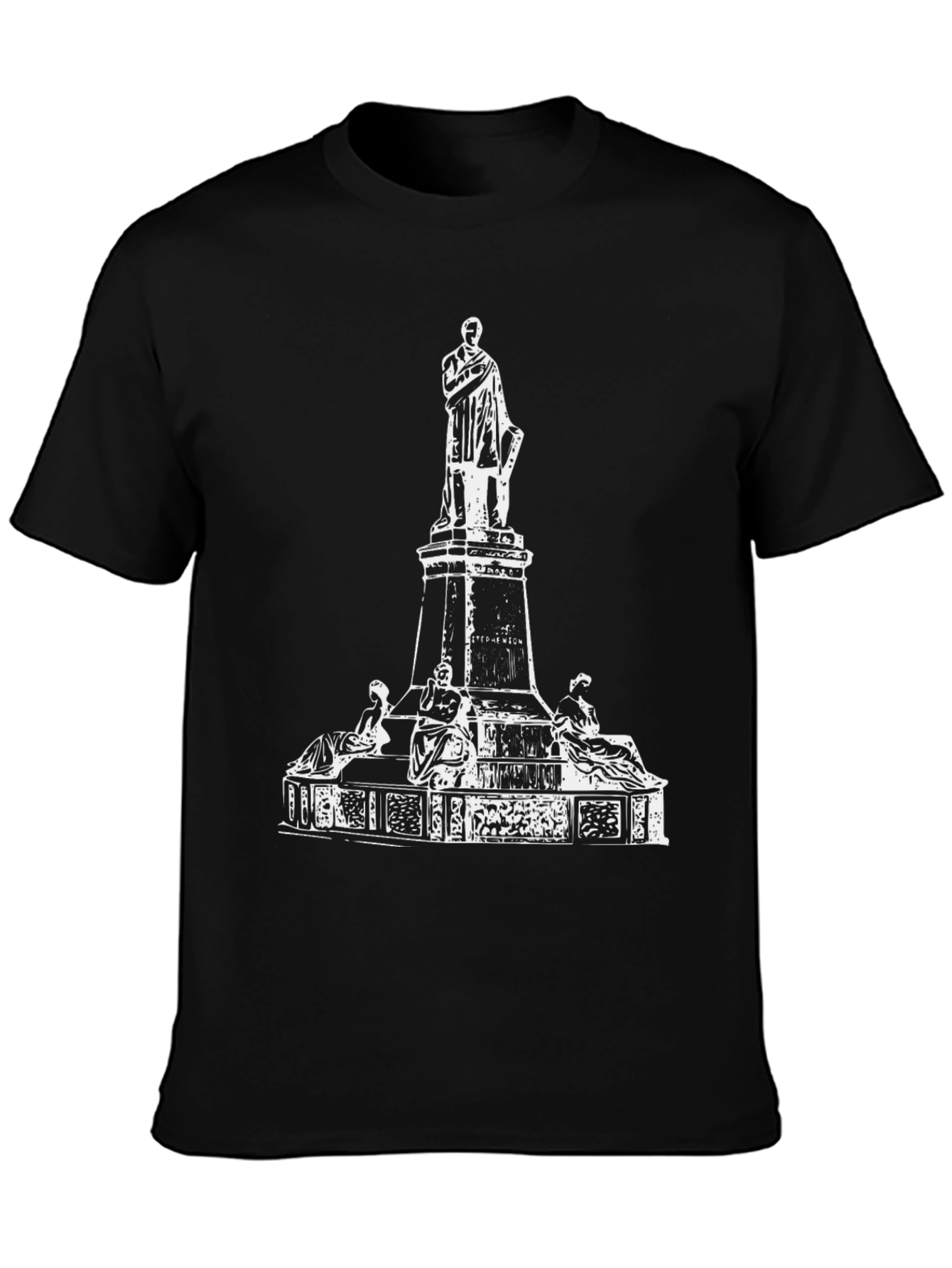 Monument Graphic T-Shirt | Stylish Black Tee