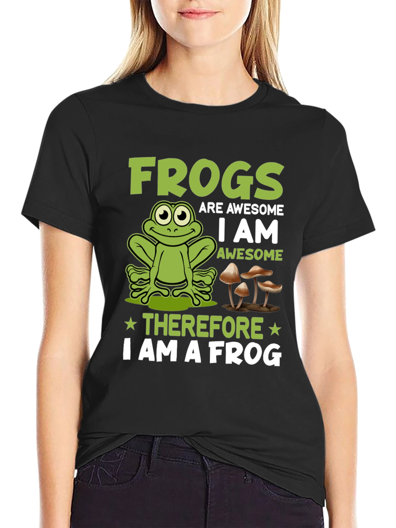 Funny Frog Graphic T-Shirt - Frogs Are Awesome