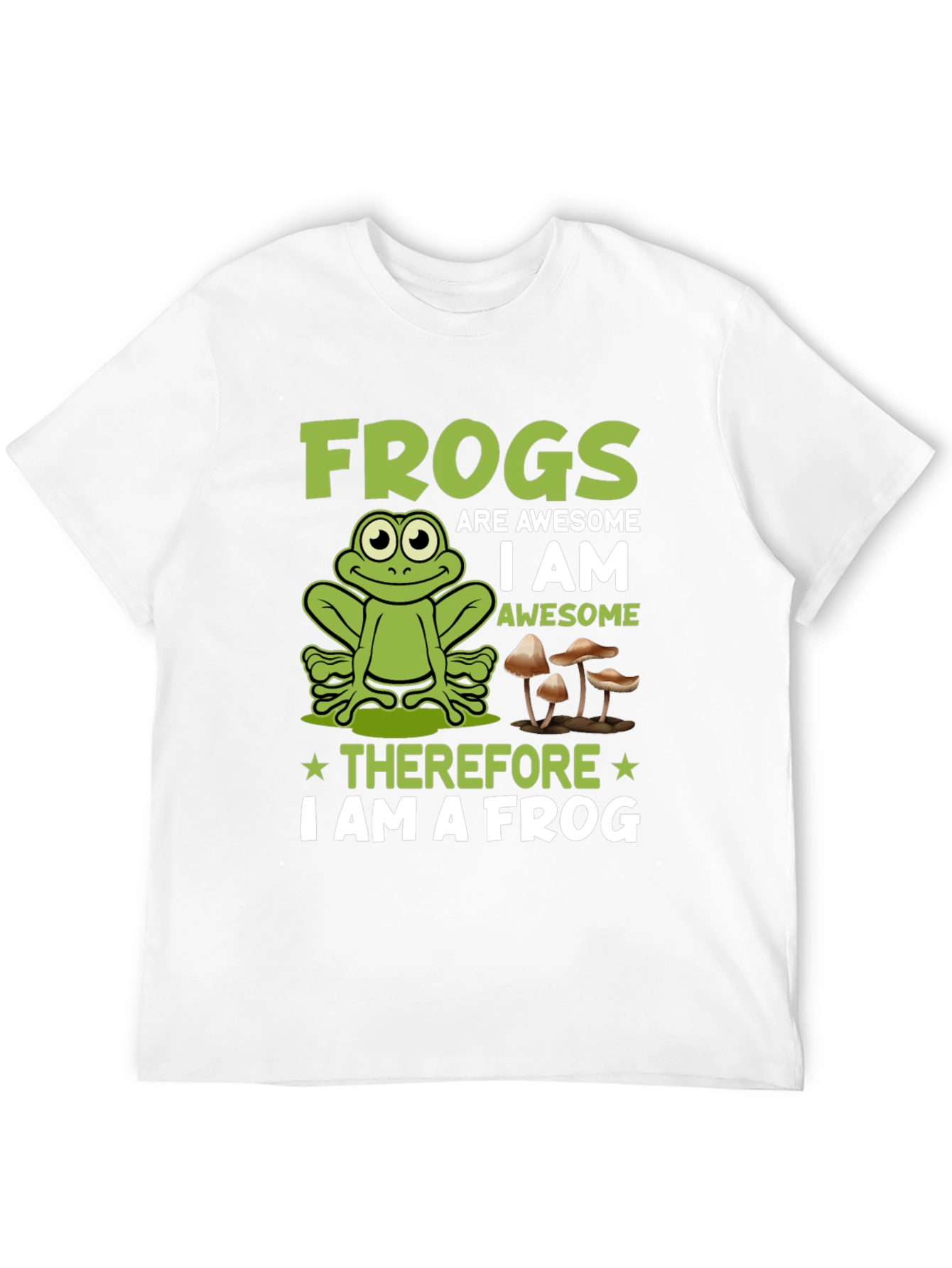 Funny Frog Graphic T-Shirt - Frogs Are Awesome