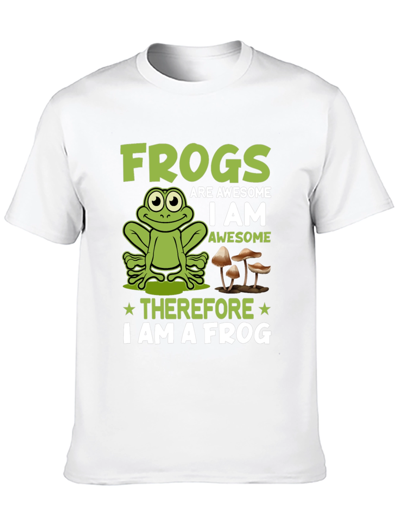 Funny Frog Graphic T-Shirt - Frogs Are Awesome