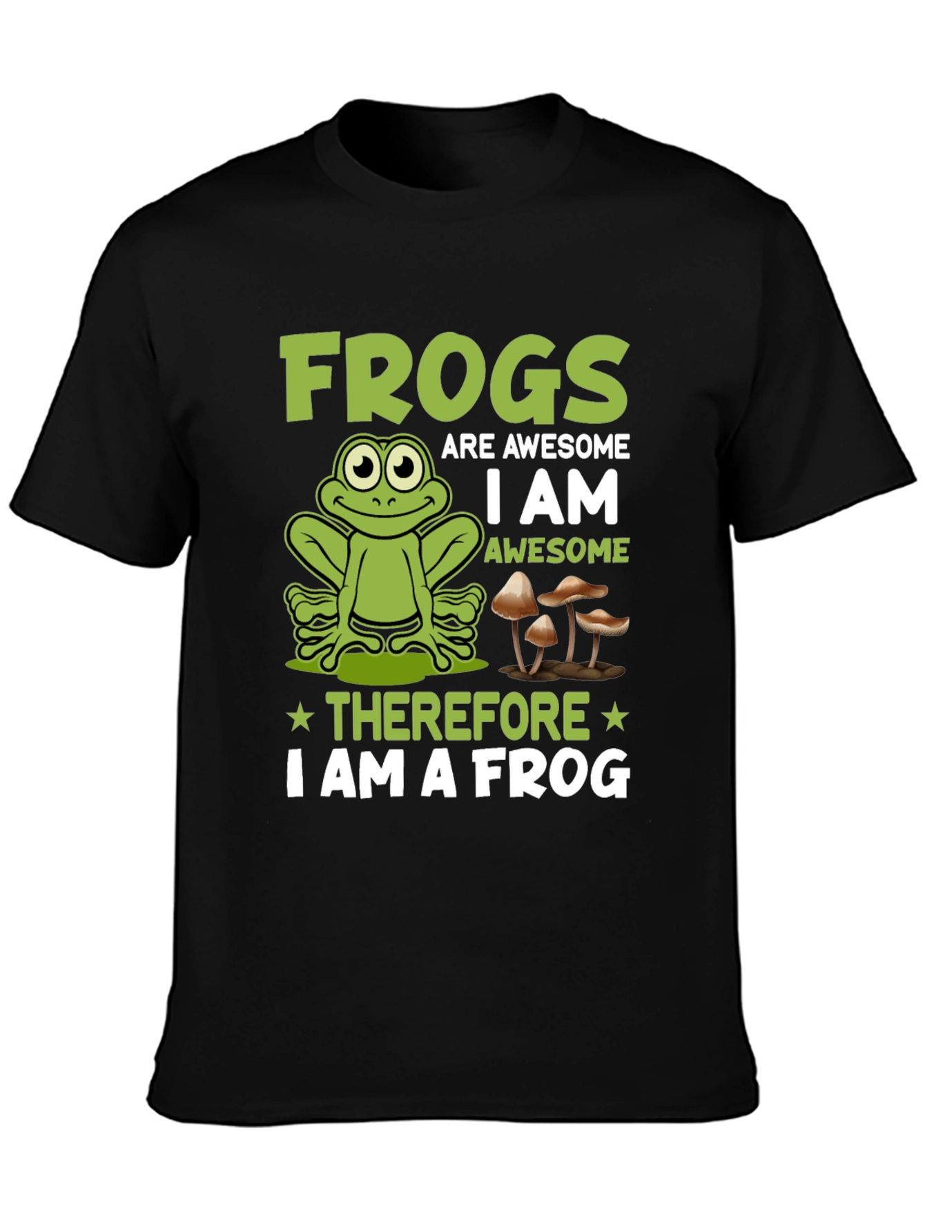 Funny Frog Graphic T-Shirt - Frogs Are Awesome