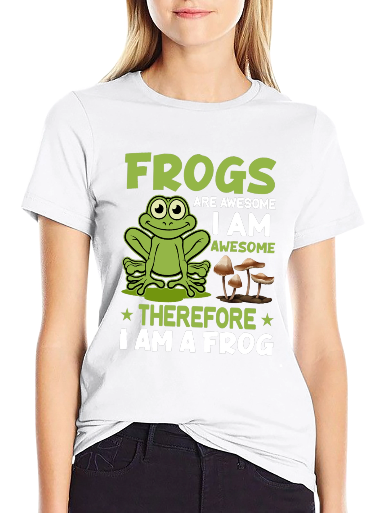 Funny Frog Graphic T-Shirt - Frogs Are Awesome