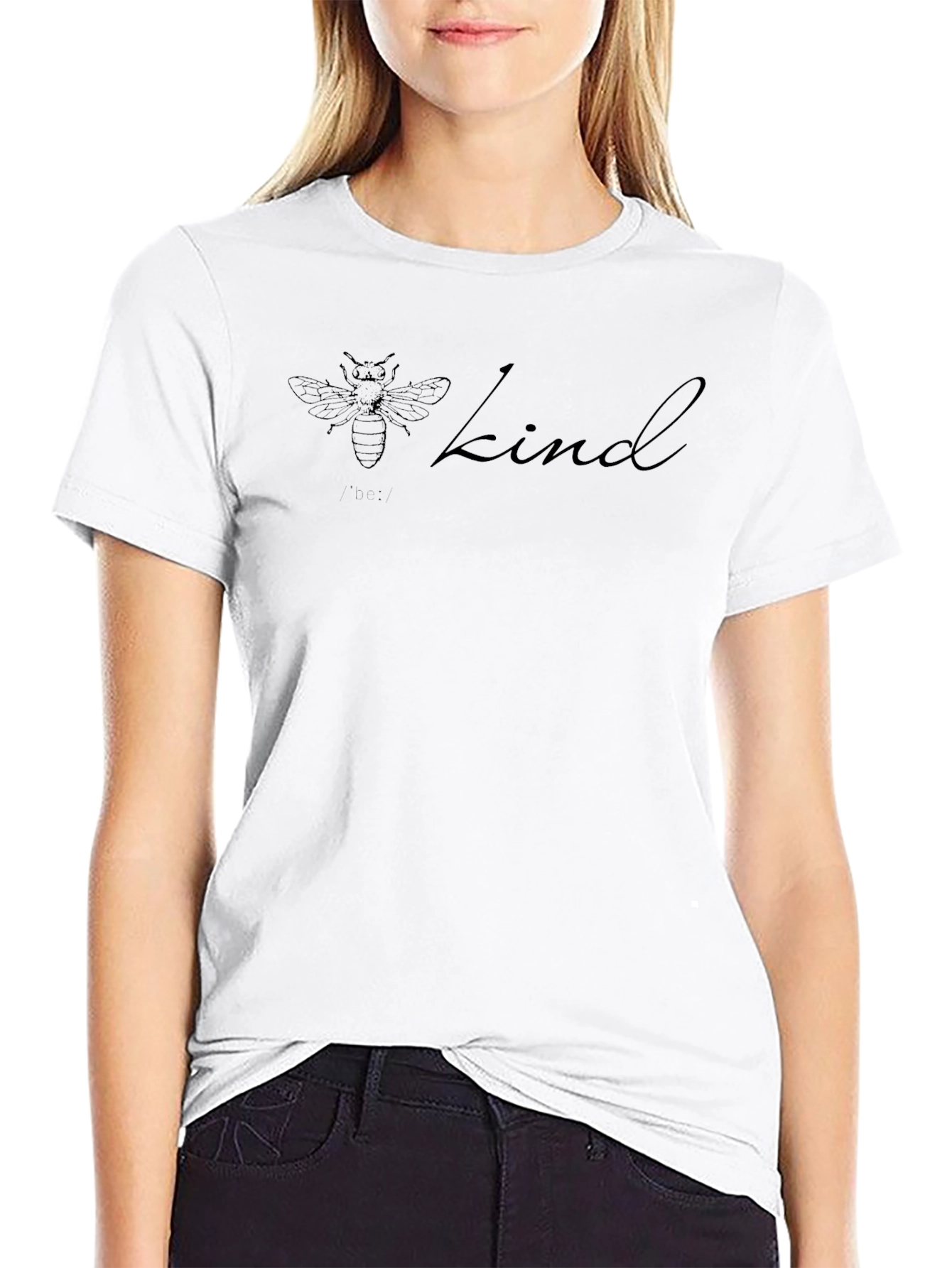 Bee Kind T-Shirt - Black Graphic Tee
