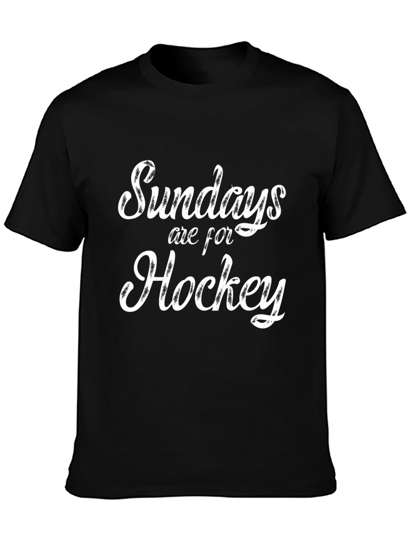 Sundays are for Hockey T-Shirt - Black