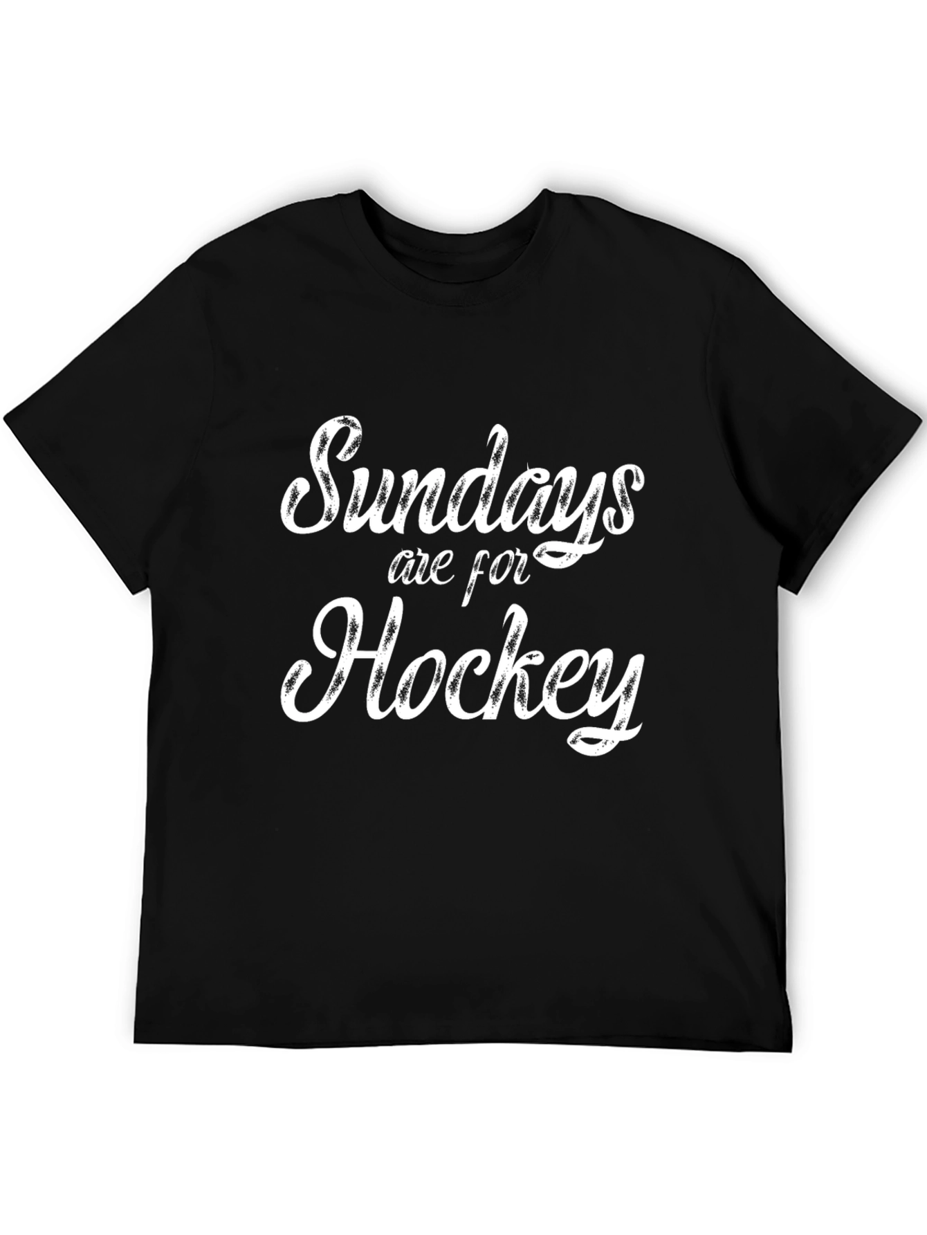 Sundays are for Hockey T-Shirt - Black