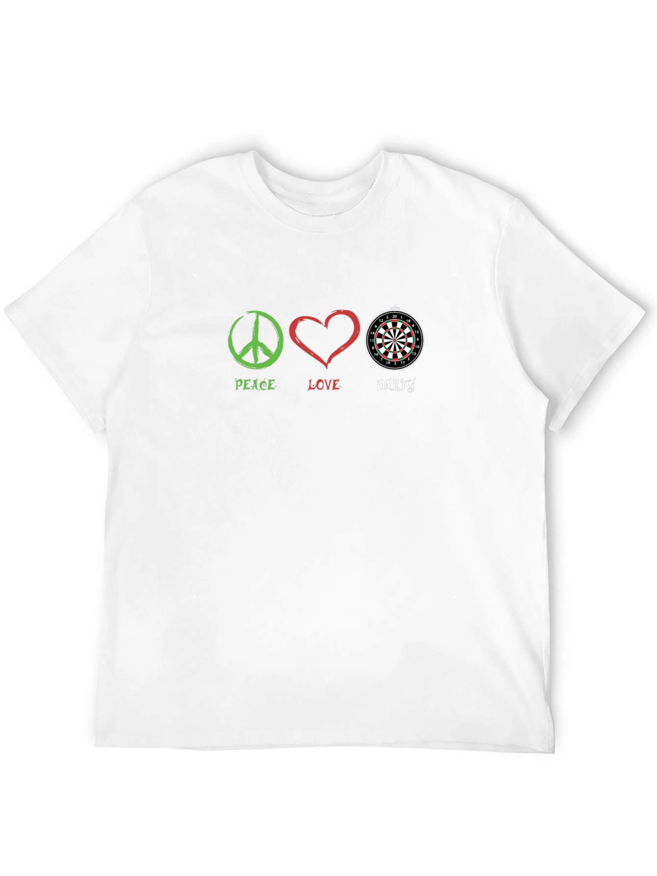 Peace Love Darts Graphic T-Shirt