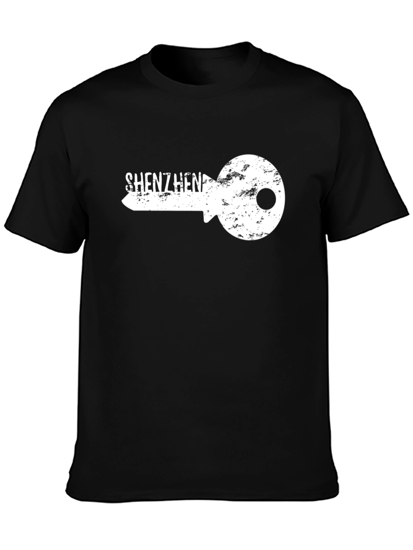 Shenzhen Key Graphic Black T-Shirt