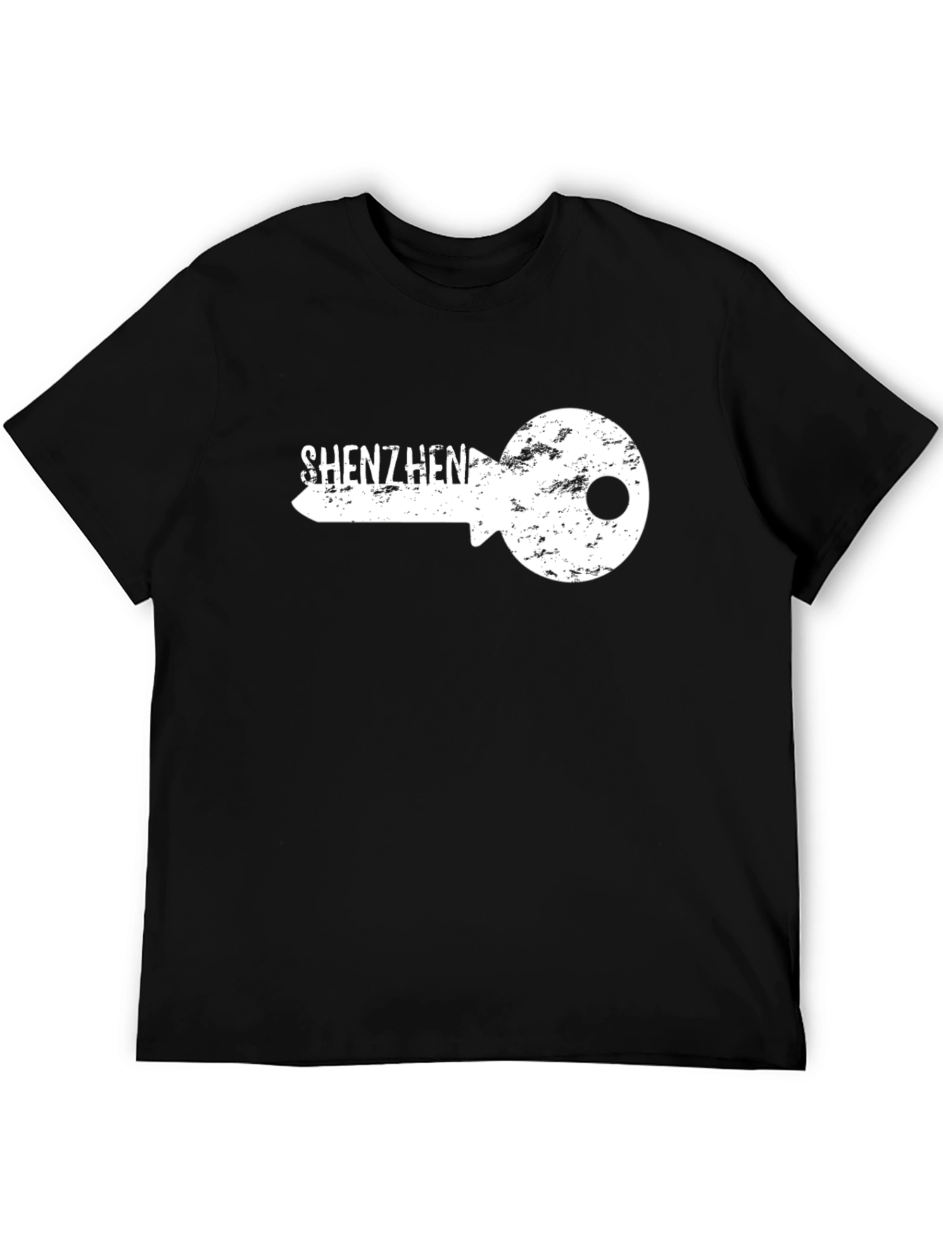 Shenzhen Key Graphic Black T-Shirt