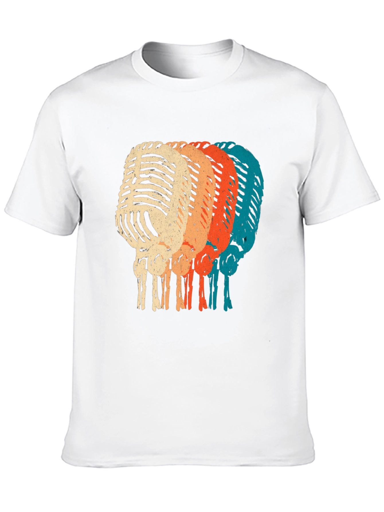 Retro Microphone Graphic T-Shirt