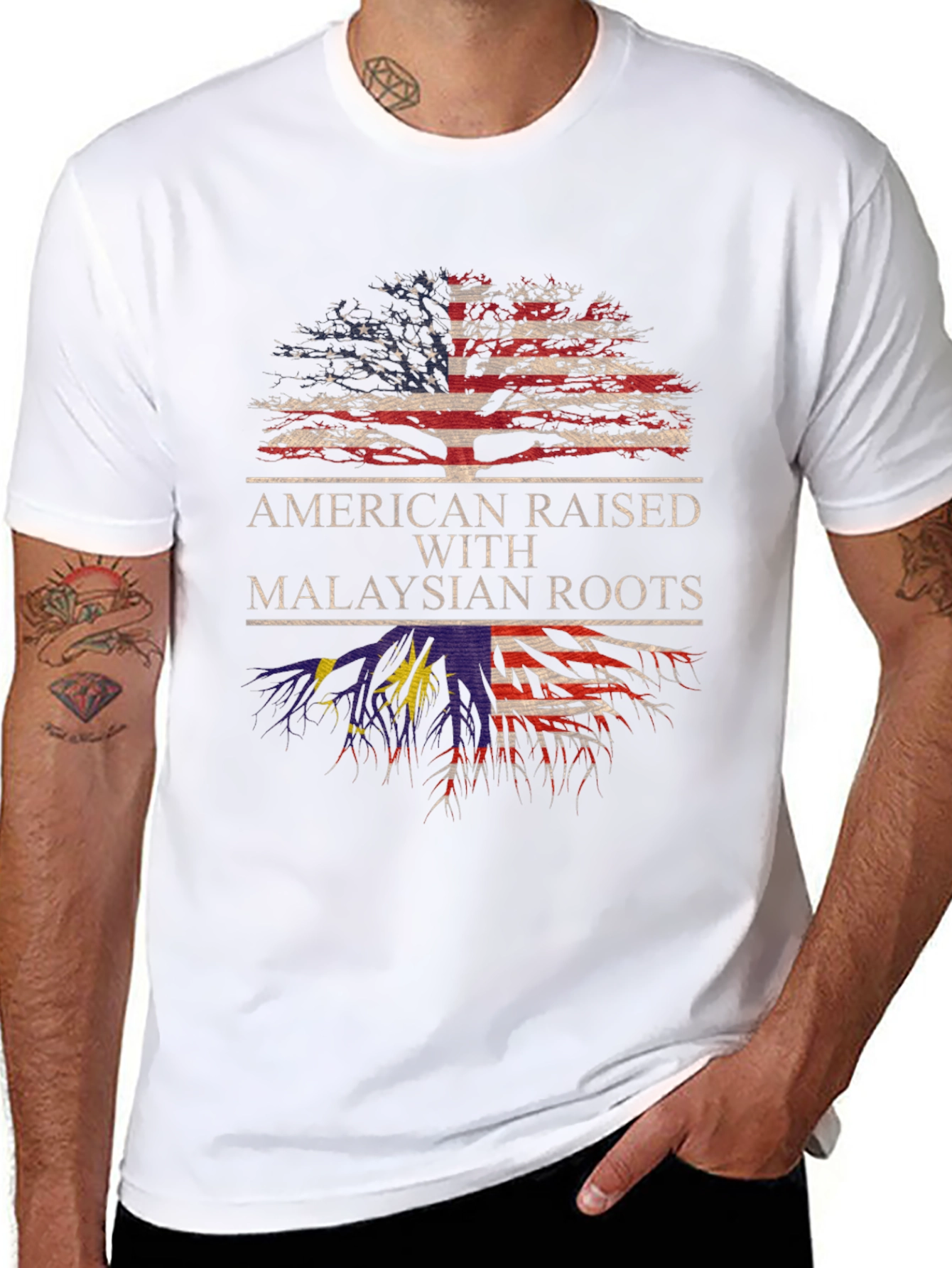 American Raised with Malaysian Roots T-Shirt