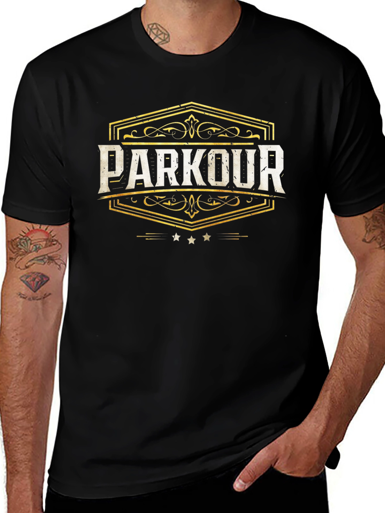 Parkour Graphic Tee - Urban Style