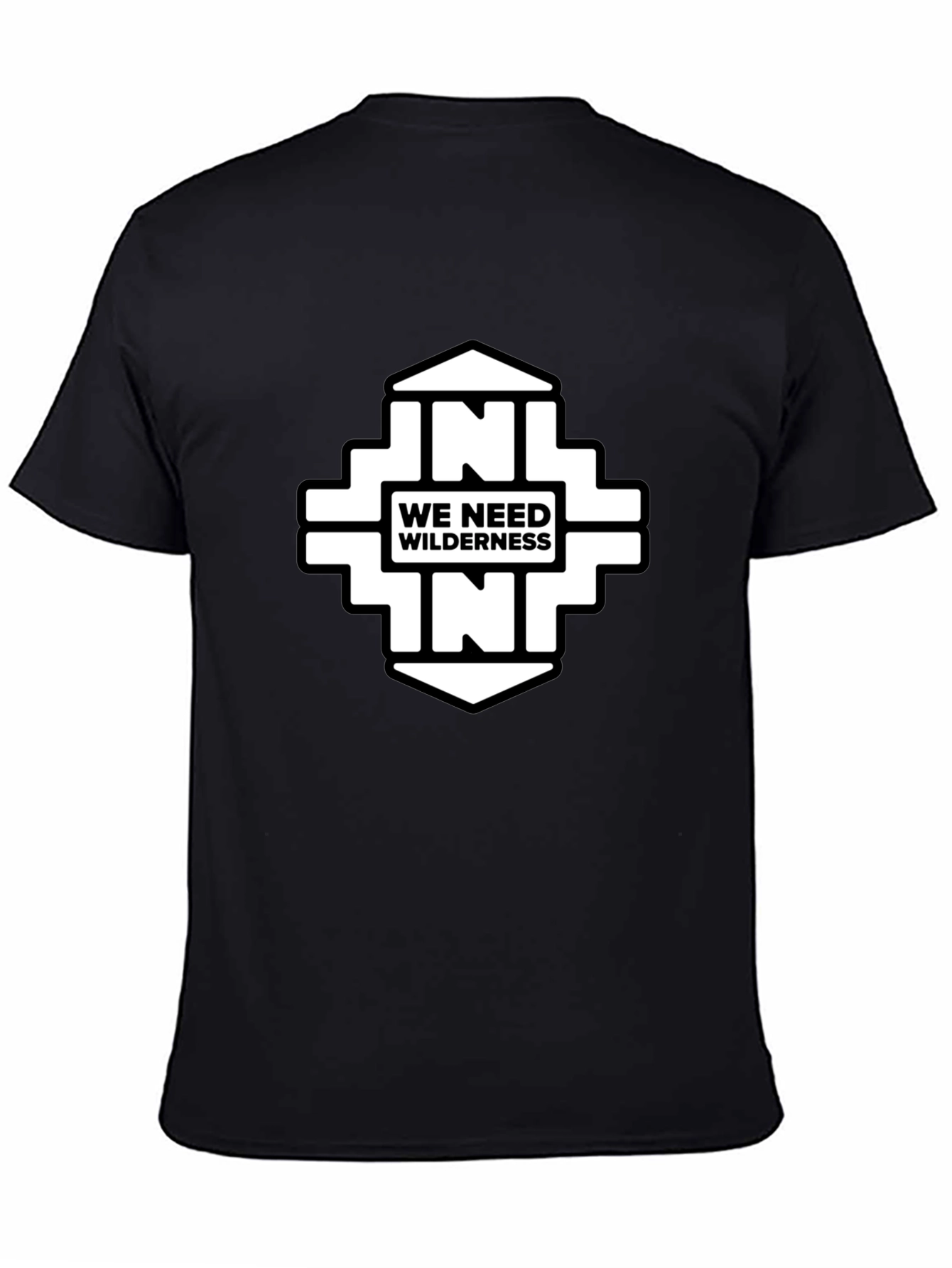 We Need Wilderness Black Graphic Tee