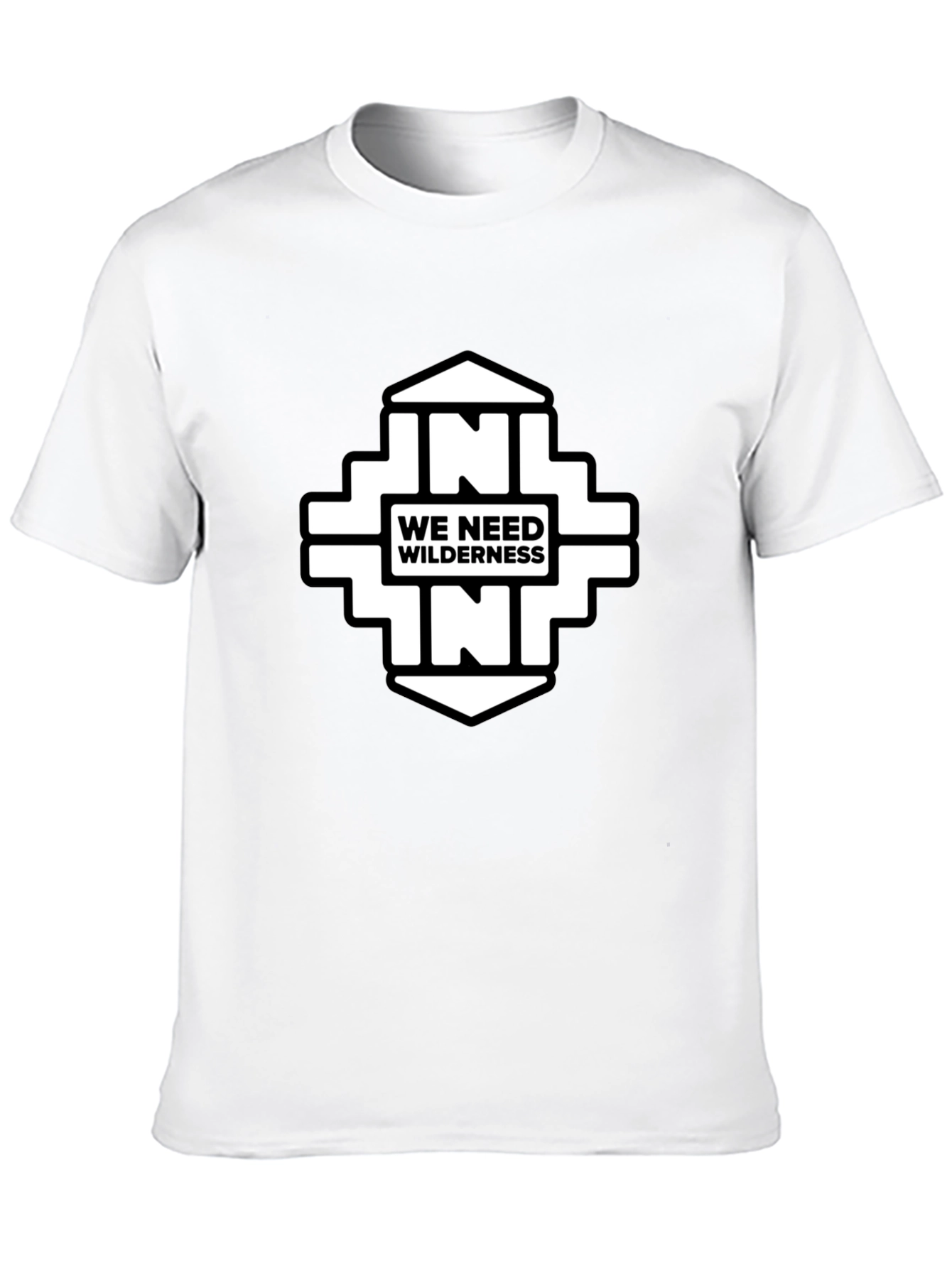 We Need Wilderness Black Graphic Tee