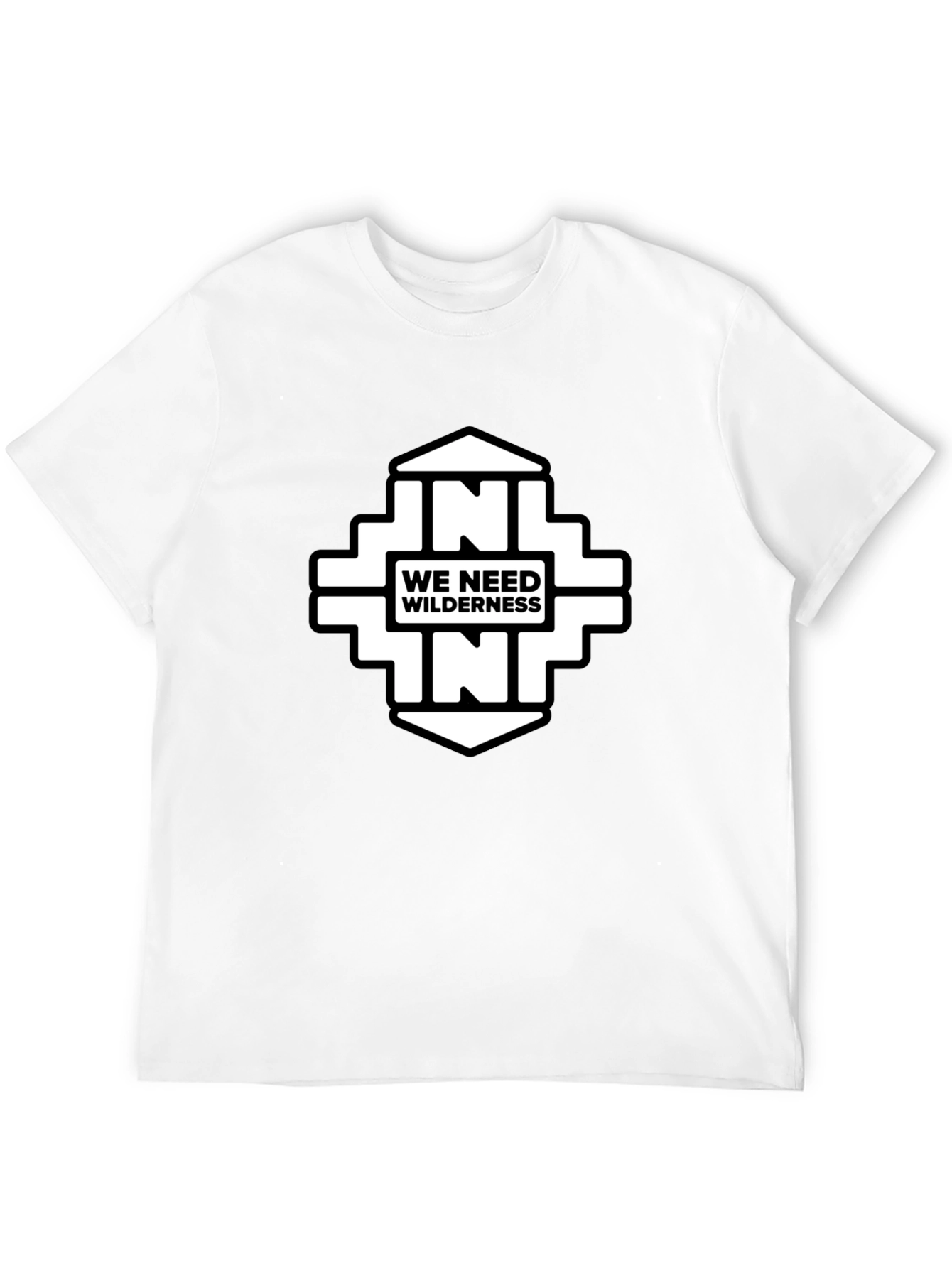 We Need Wilderness Black Graphic Tee