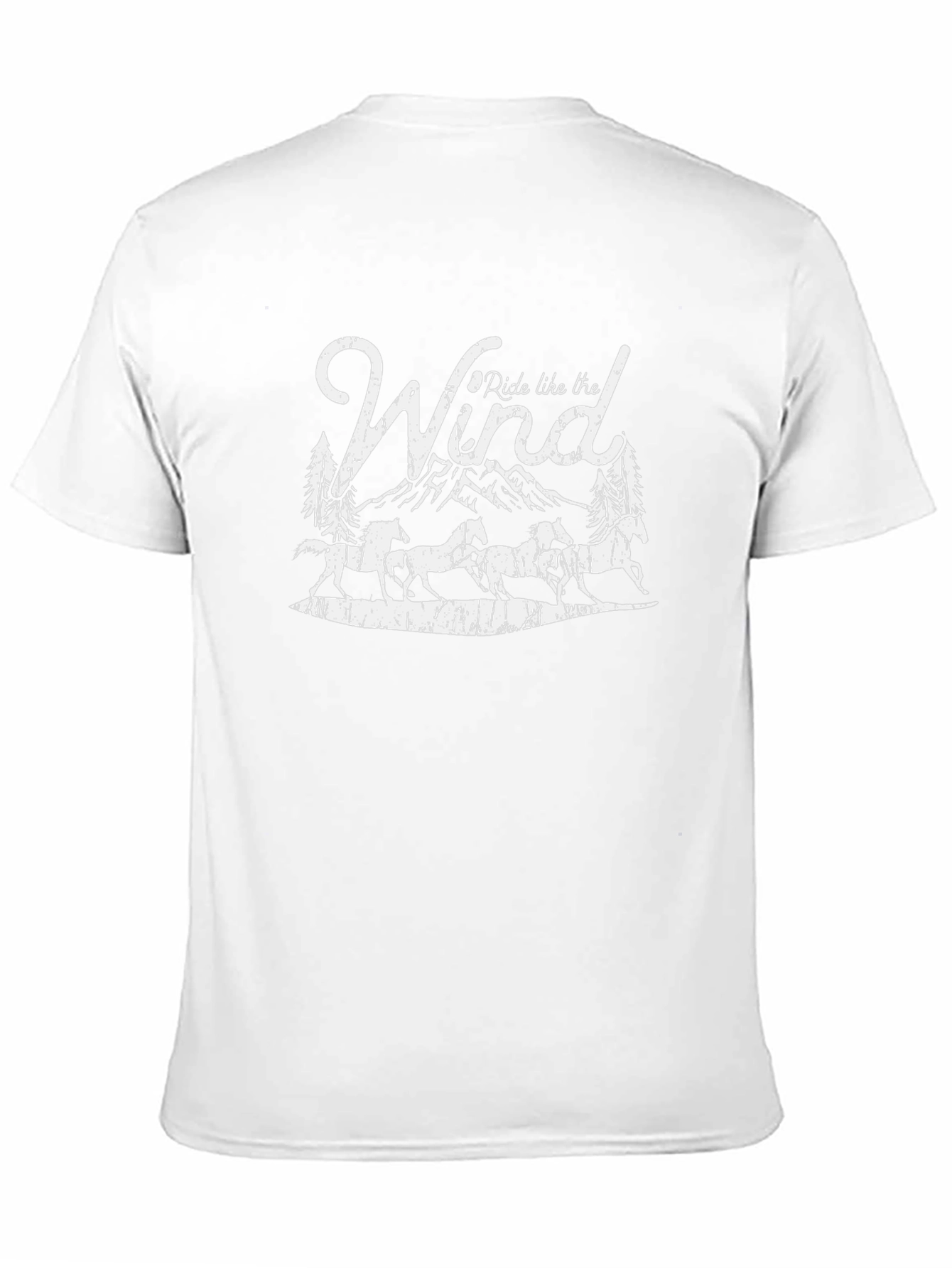 Ride Like the Wind Black Graphic Tee