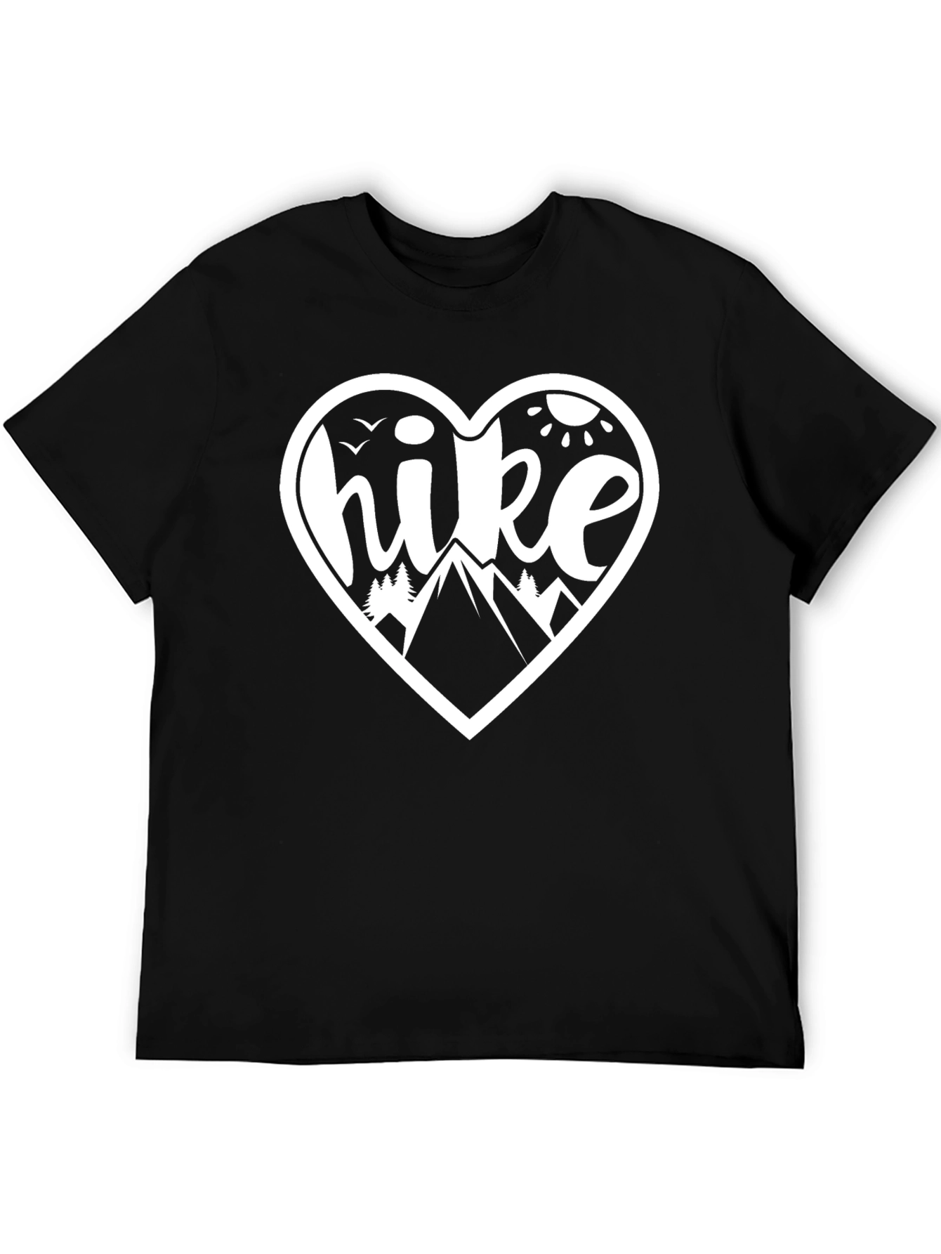 Hike Heart Graphic Tee - Adventure Awaits!