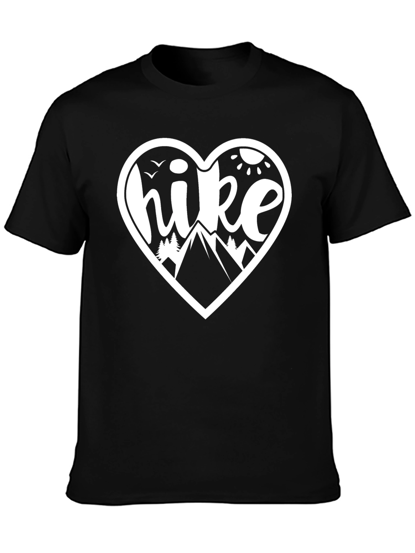 Hike Heart Graphic Tee - Adventure Awaits!