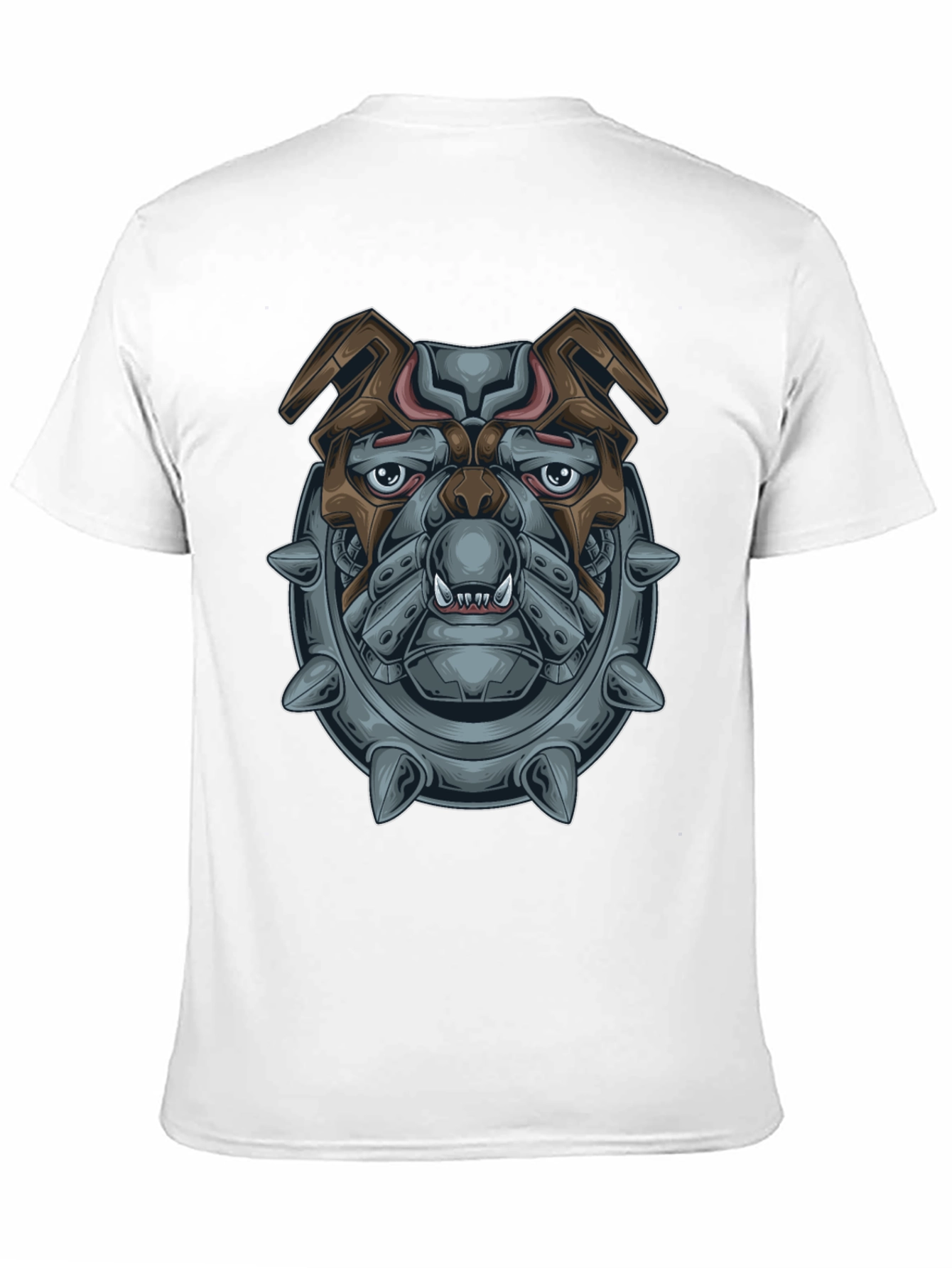 Cyberpunk Bulldog Graphic T-Shirt