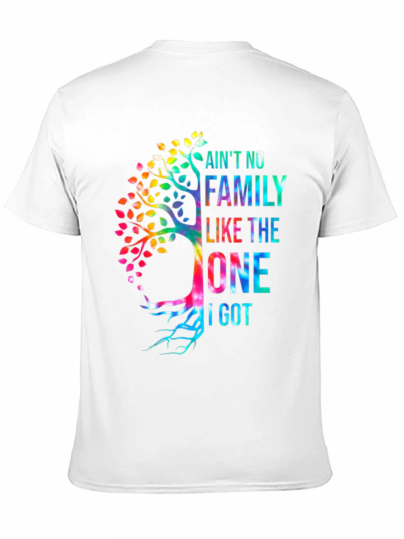 Family Tree Tie Dye Graphic T-Shirt