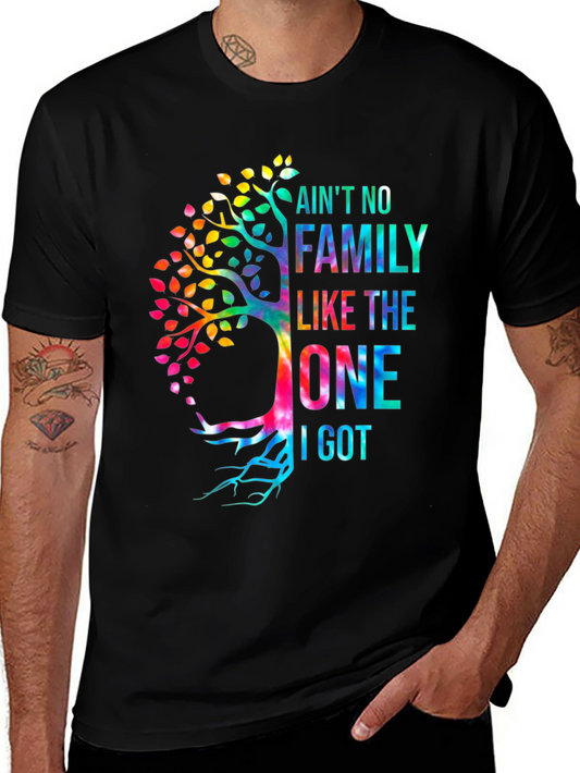 Family Tree Tie Dye Graphic T-Shirt