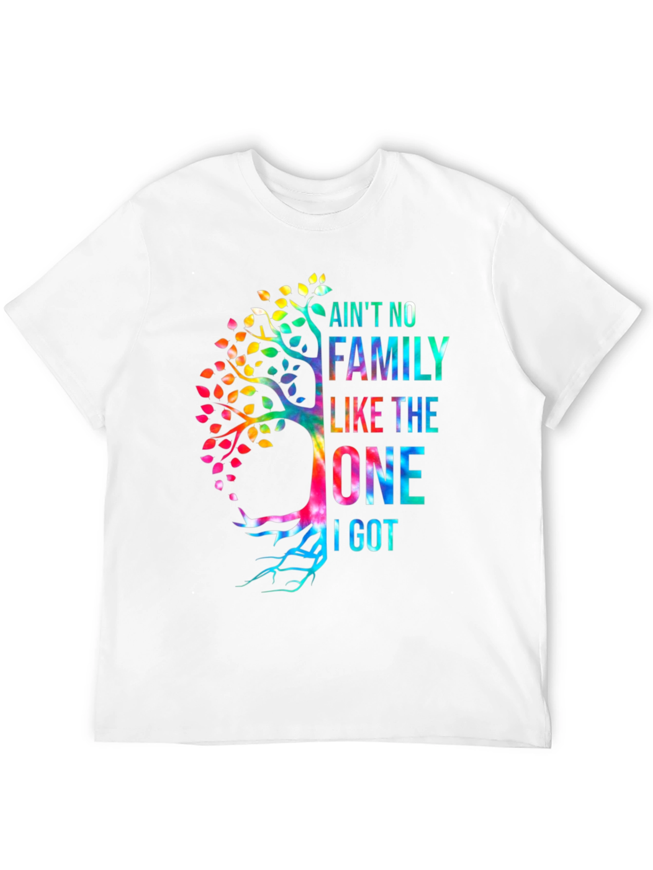 Family Tree Tie Dye Graphic T-Shirt