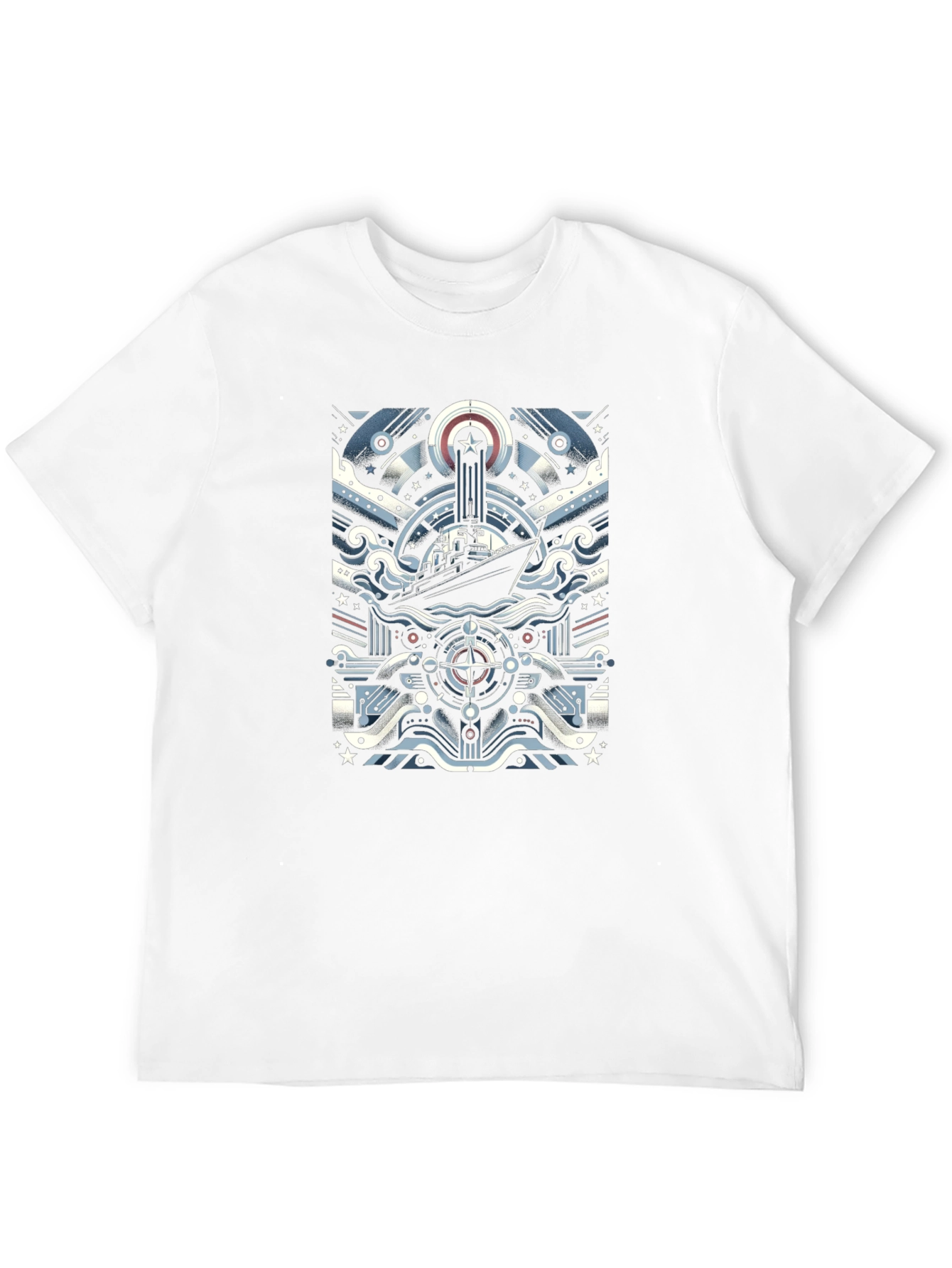 Nautical Ship Graphic T-Shirt