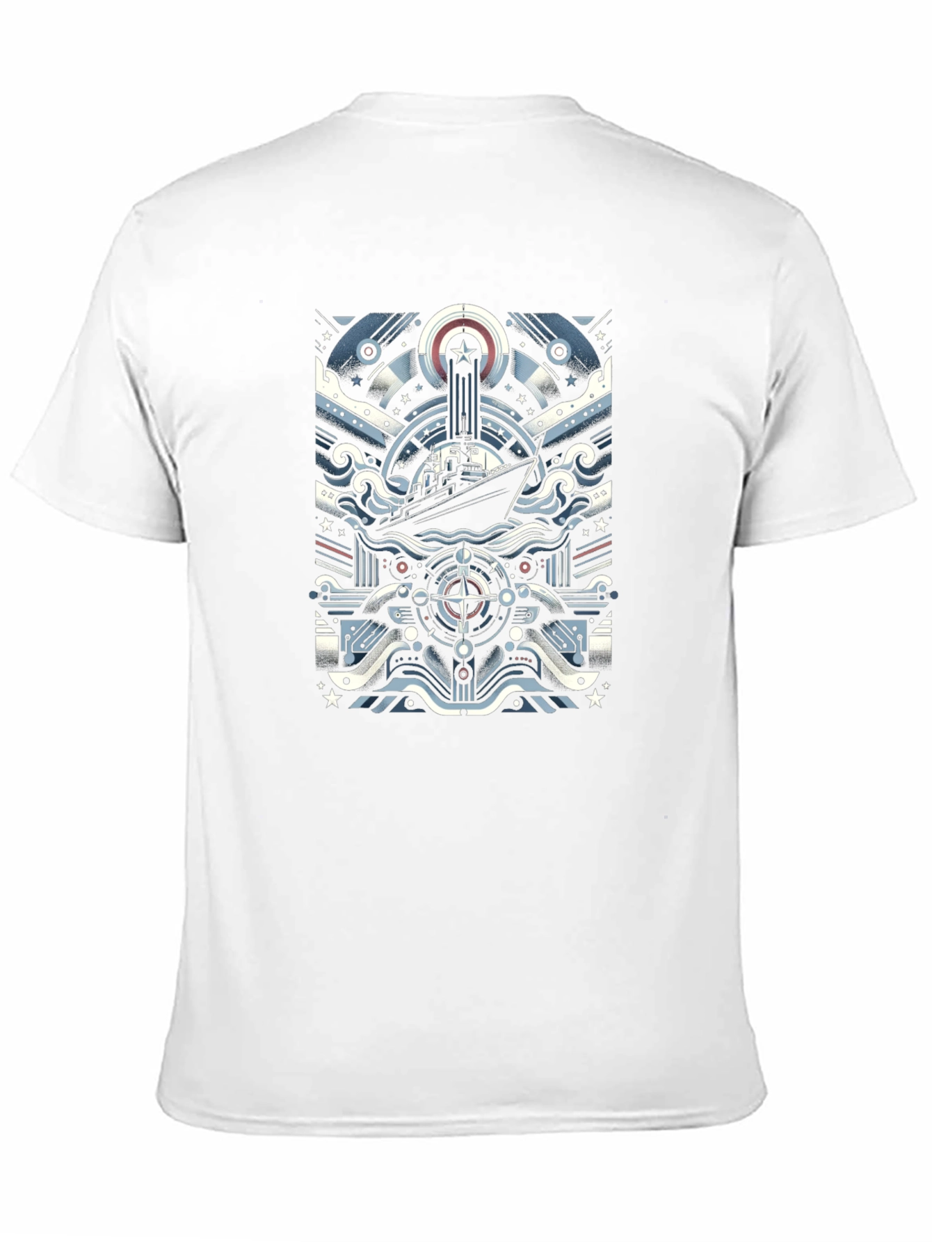 Nautical Ship Graphic T-Shirt