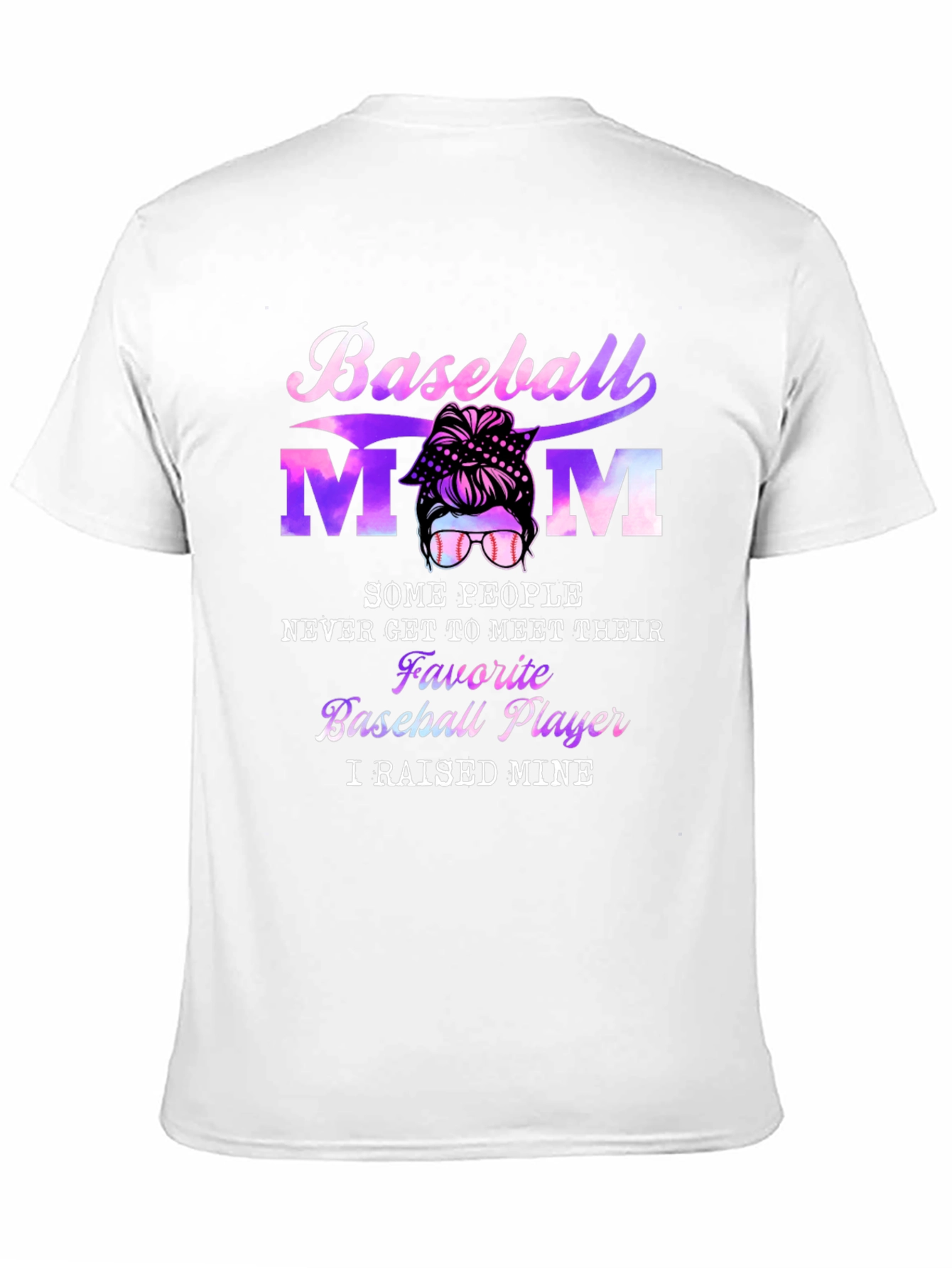 Baseball Mom T-Shirt - I Raised Mine Tee