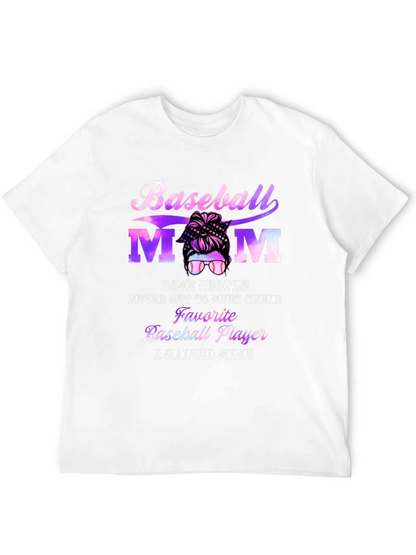 Baseball Mom T-Shirt - I Raised Mine Tee