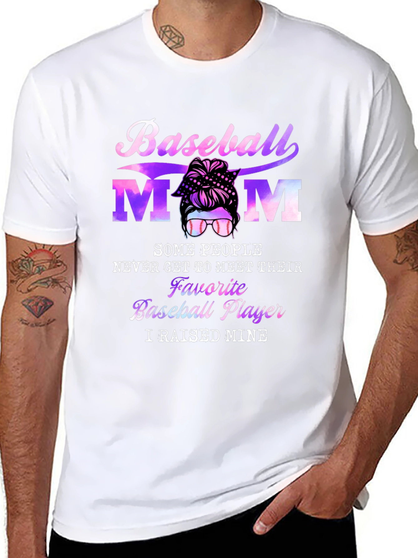 Baseball Mom T-Shirt - I Raised Mine Tee