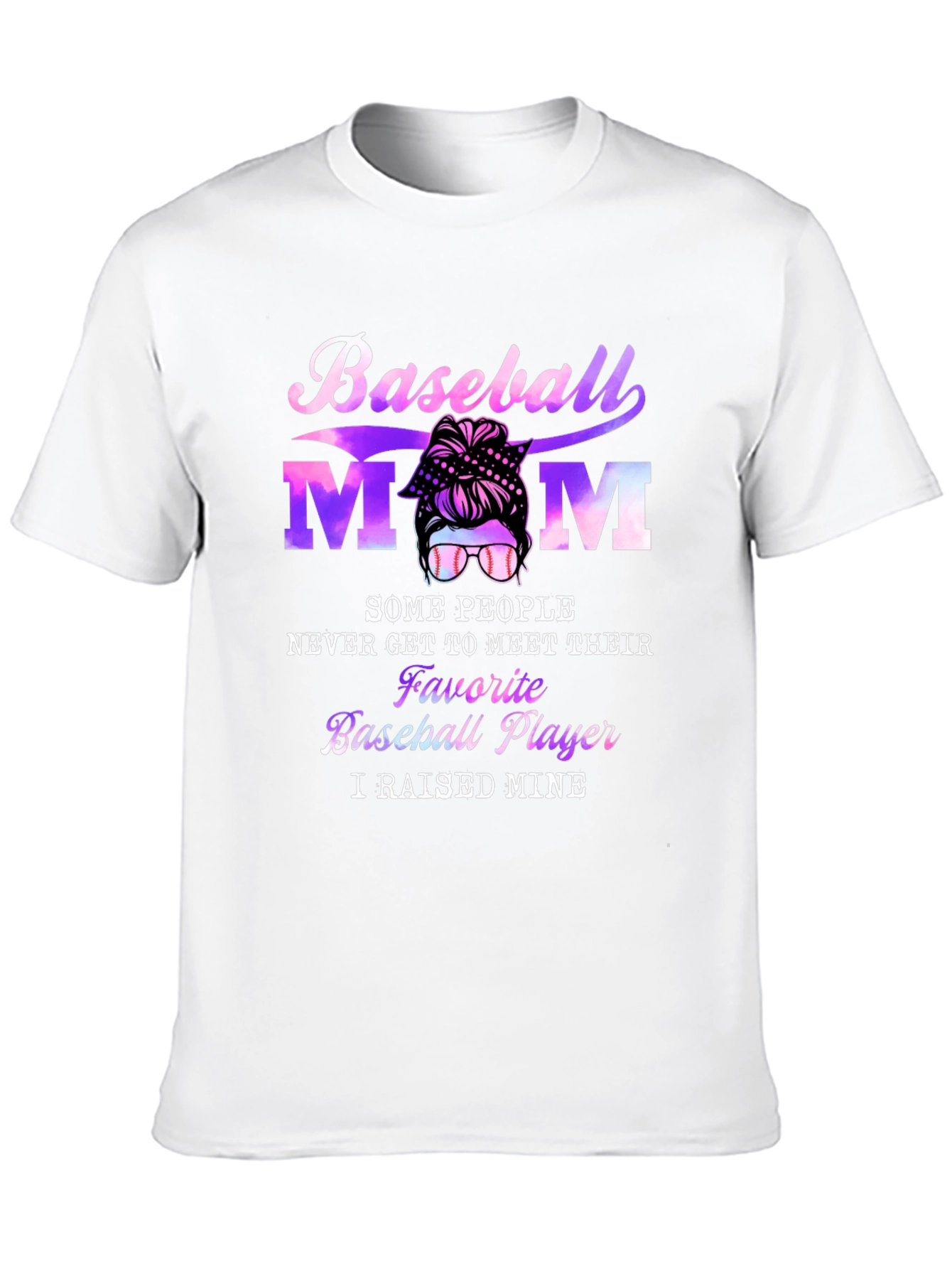 Baseball Mom T-Shirt - I Raised Mine Tee