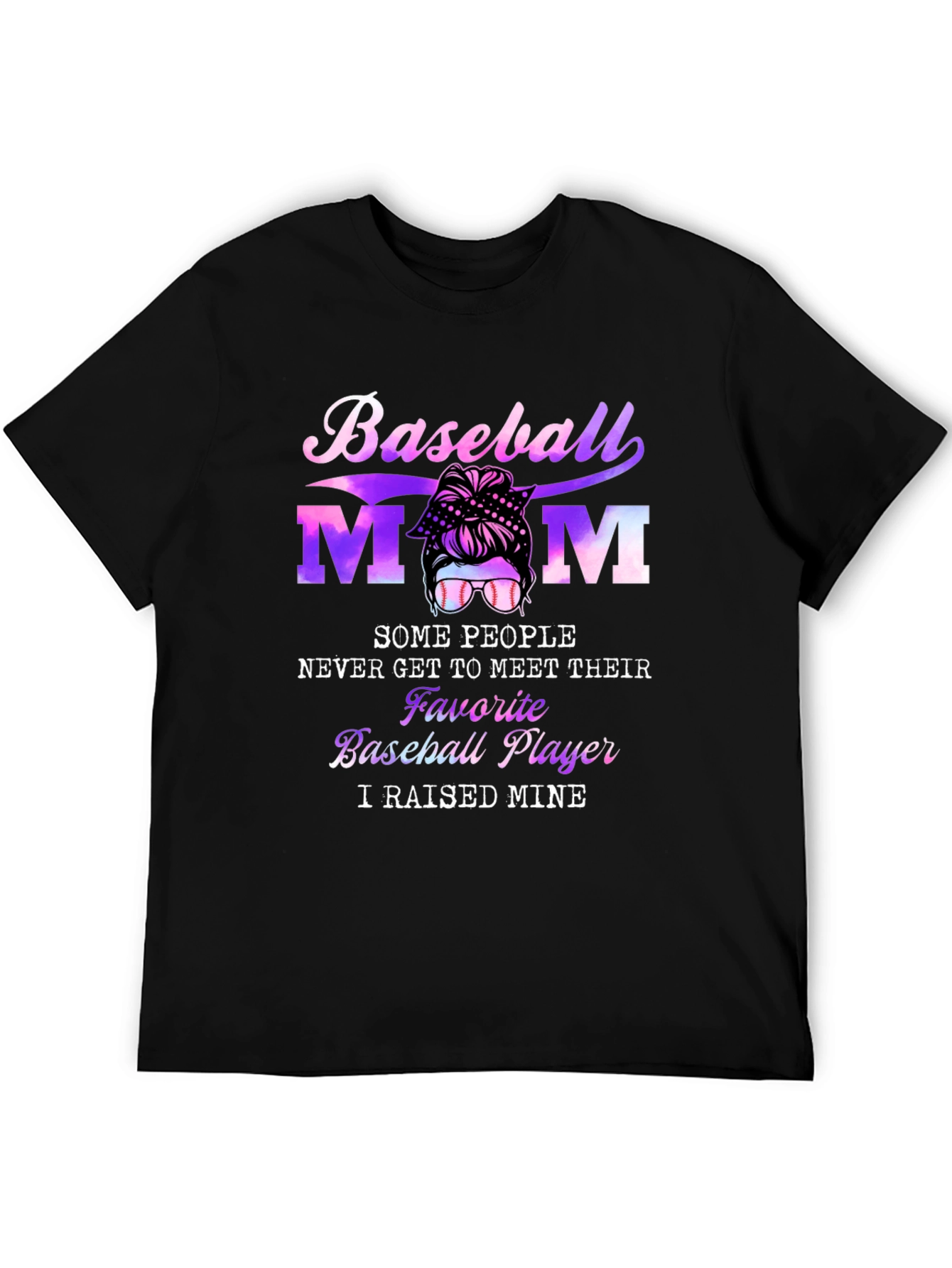 Baseball Mom T-Shirt - I Raised Mine Tee