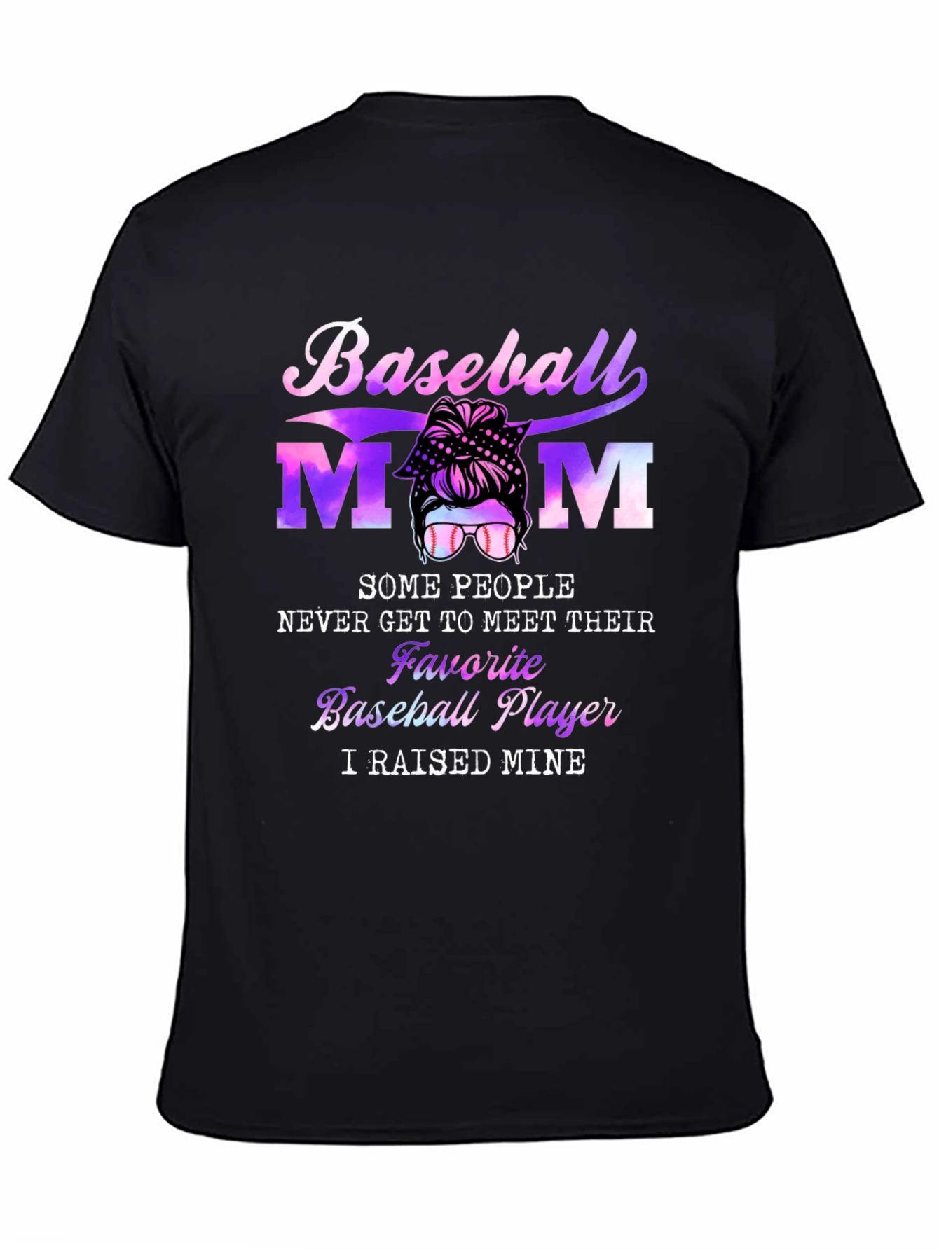 Baseball Mom T-Shirt - I Raised Mine Tee