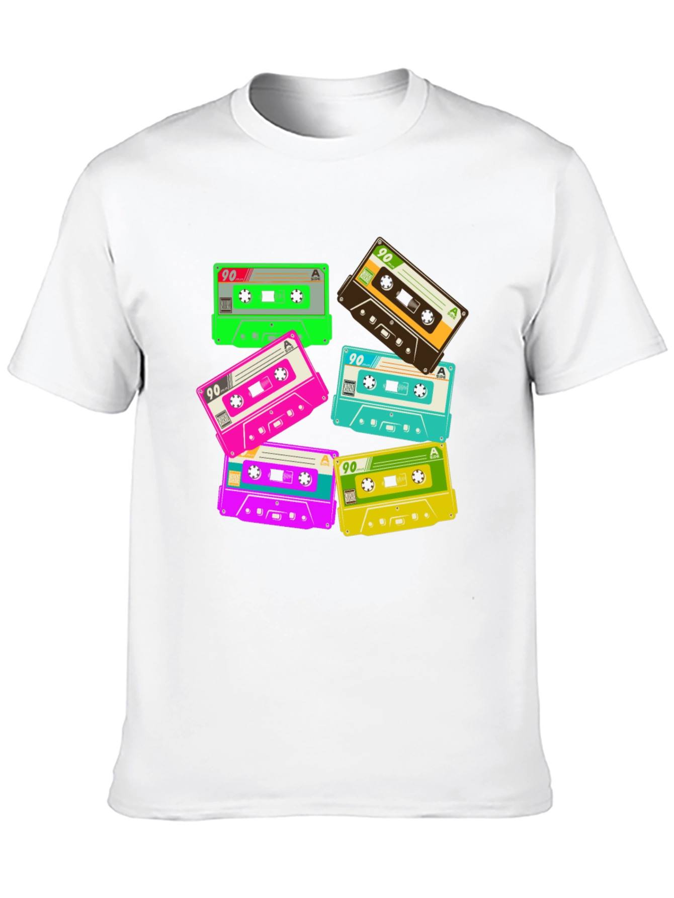 Retro 90s Cassette Tape Graphic T-Shirt