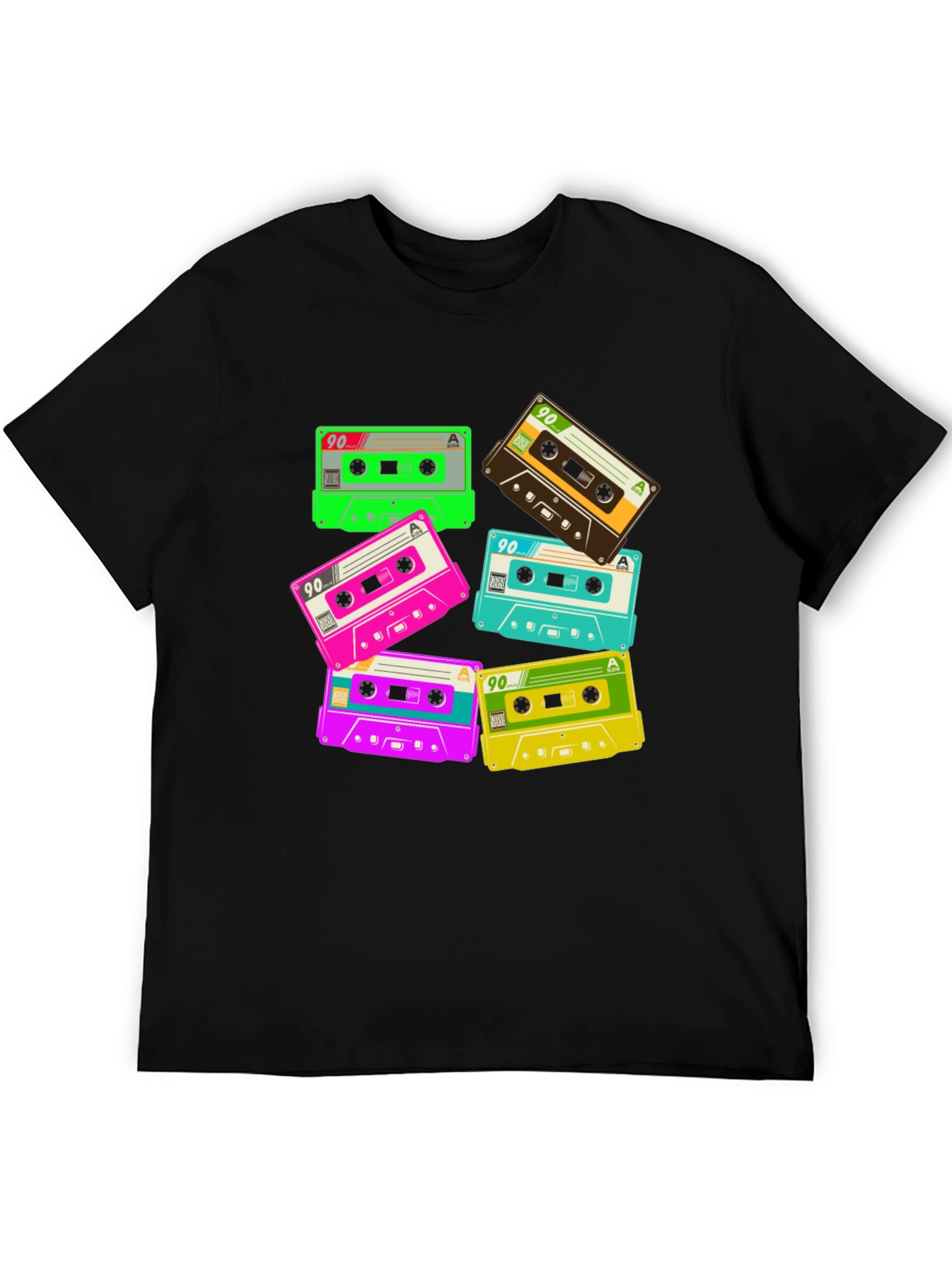 Retro 90s Cassette Tape Graphic T-Shirt