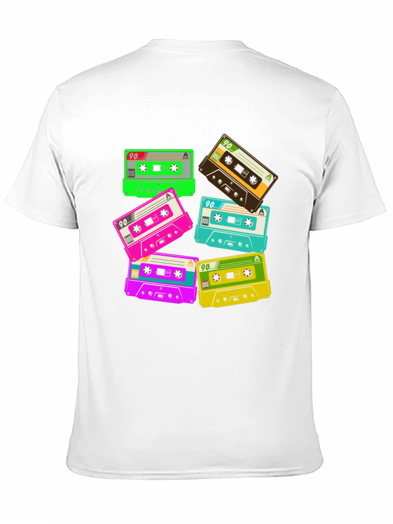 Retro 90s Cassette Tape Graphic T-Shirt