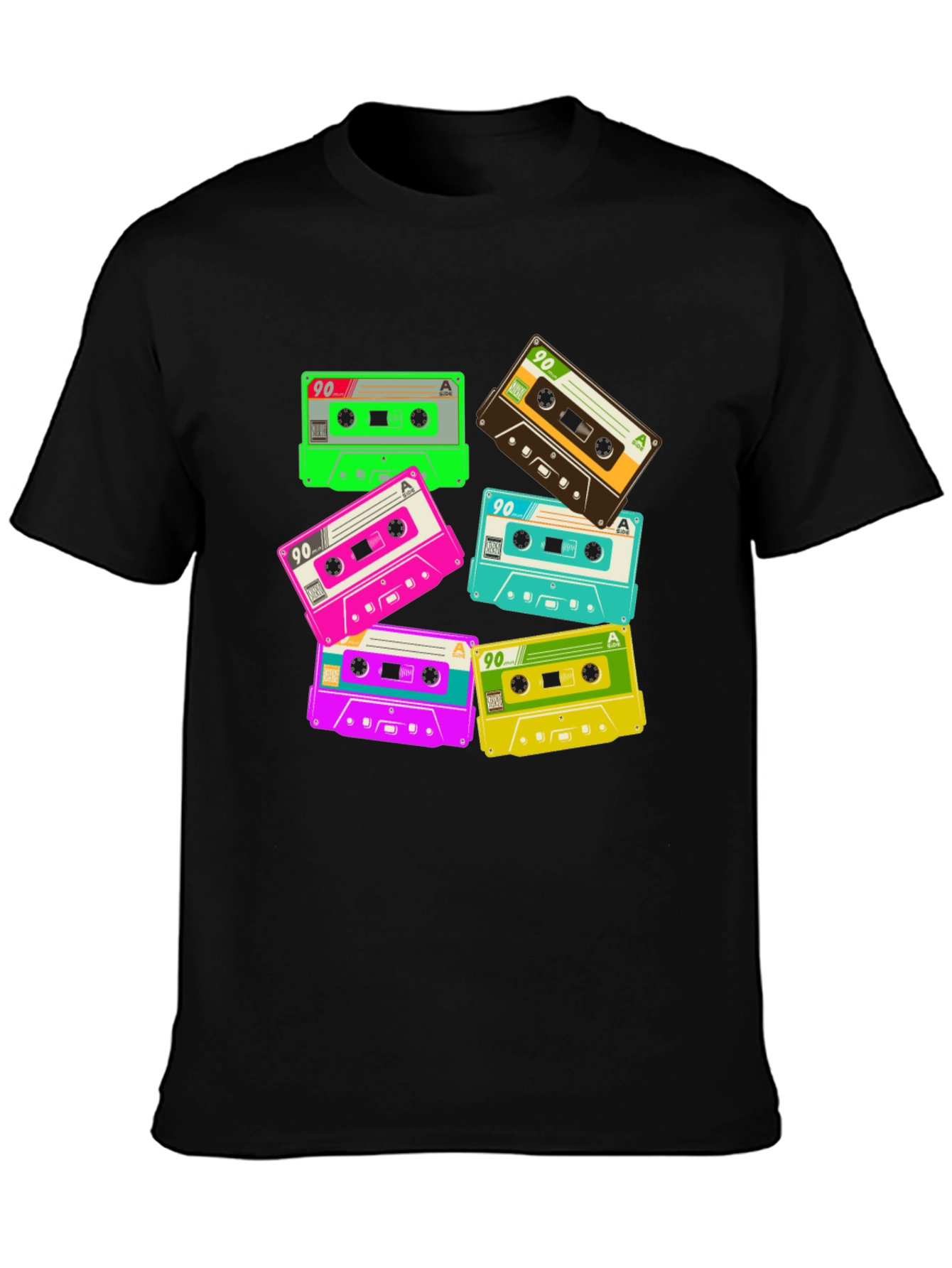 Retro 90s Cassette Tape Graphic T-Shirt