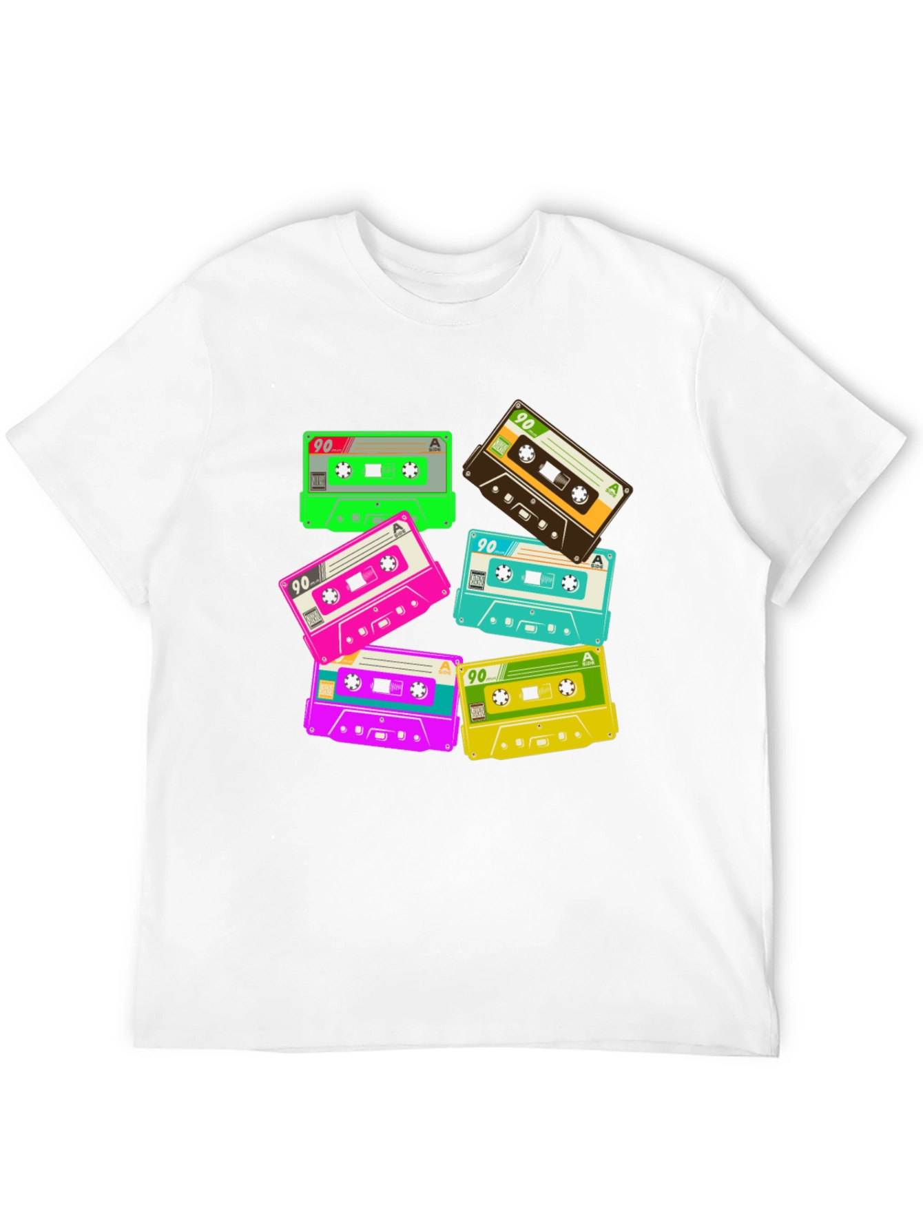 Retro 90s Cassette Tape Graphic T-Shirt
