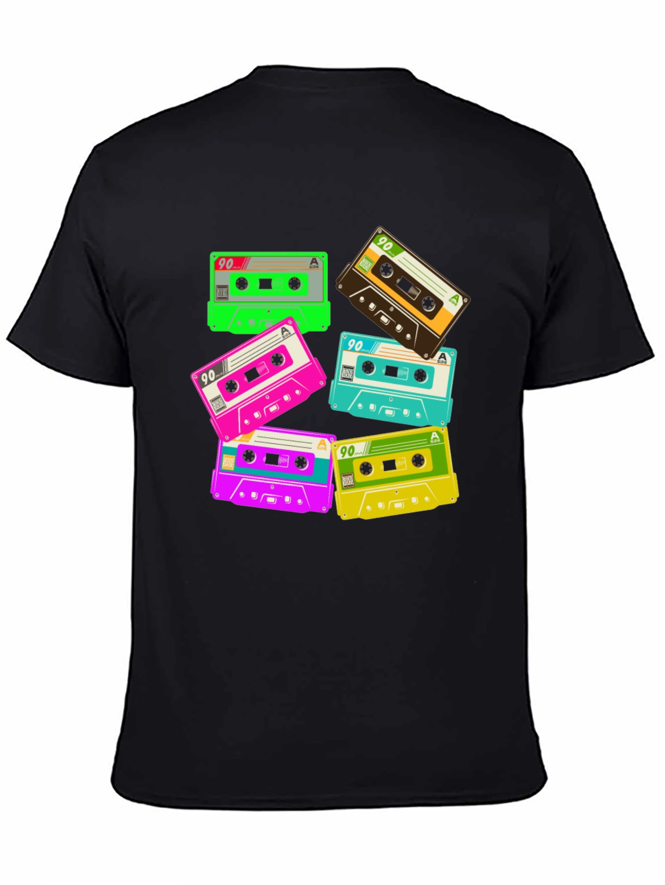 Retro 90s Cassette Tape Graphic T-Shirt