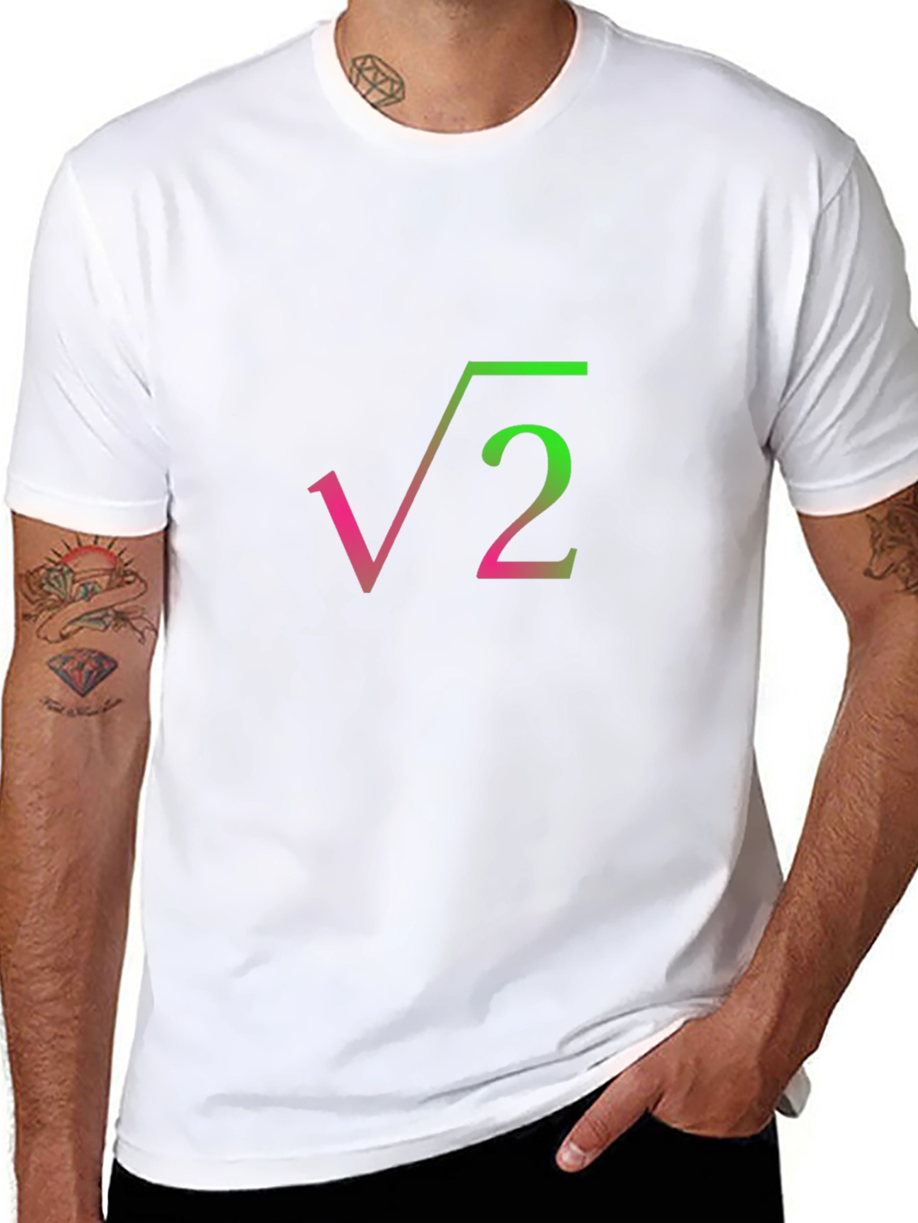 Root of 2 Graphic Tee - Math Geek T-Shirt