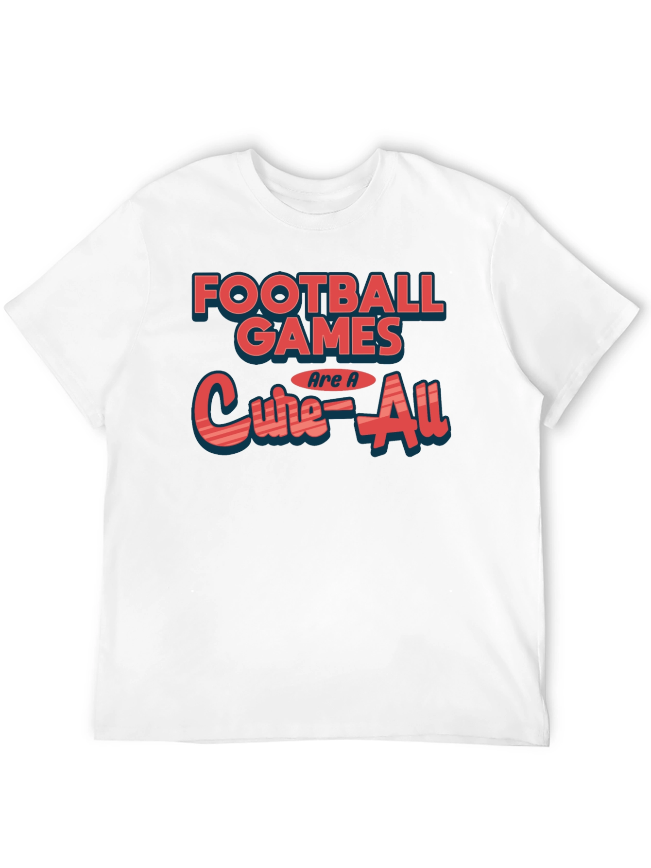Football Games Cure-All Black Graphic Tee