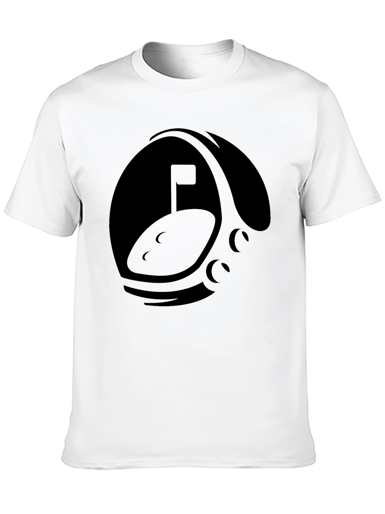 Lunar Golf T-Shirt - Black Graphic Tee