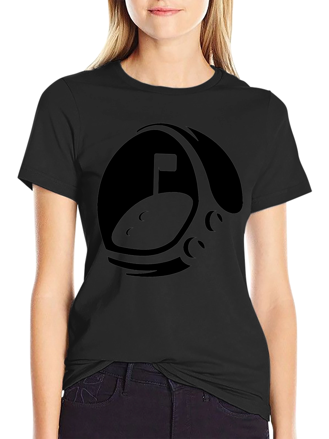 Lunar Golf T-Shirt - Black Graphic Tee