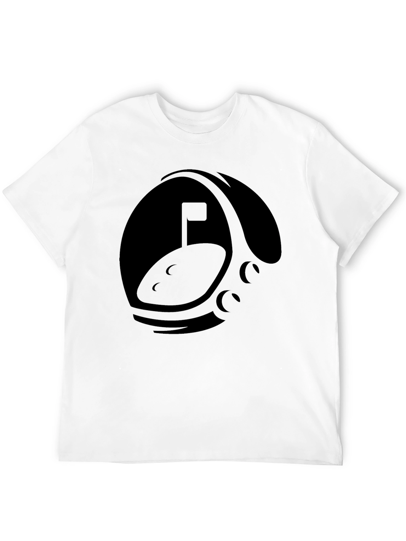 Lunar Golf T-Shirt - Black Graphic Tee