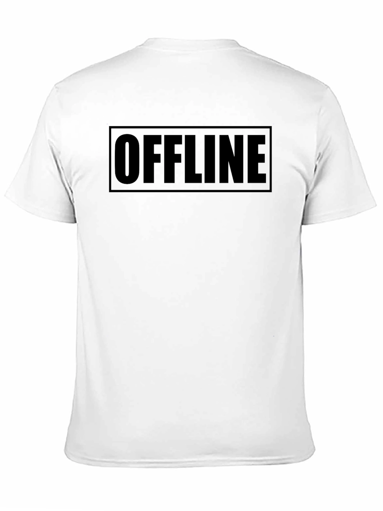 Offline Black Graphic T-Shirt - Relax & Unplug