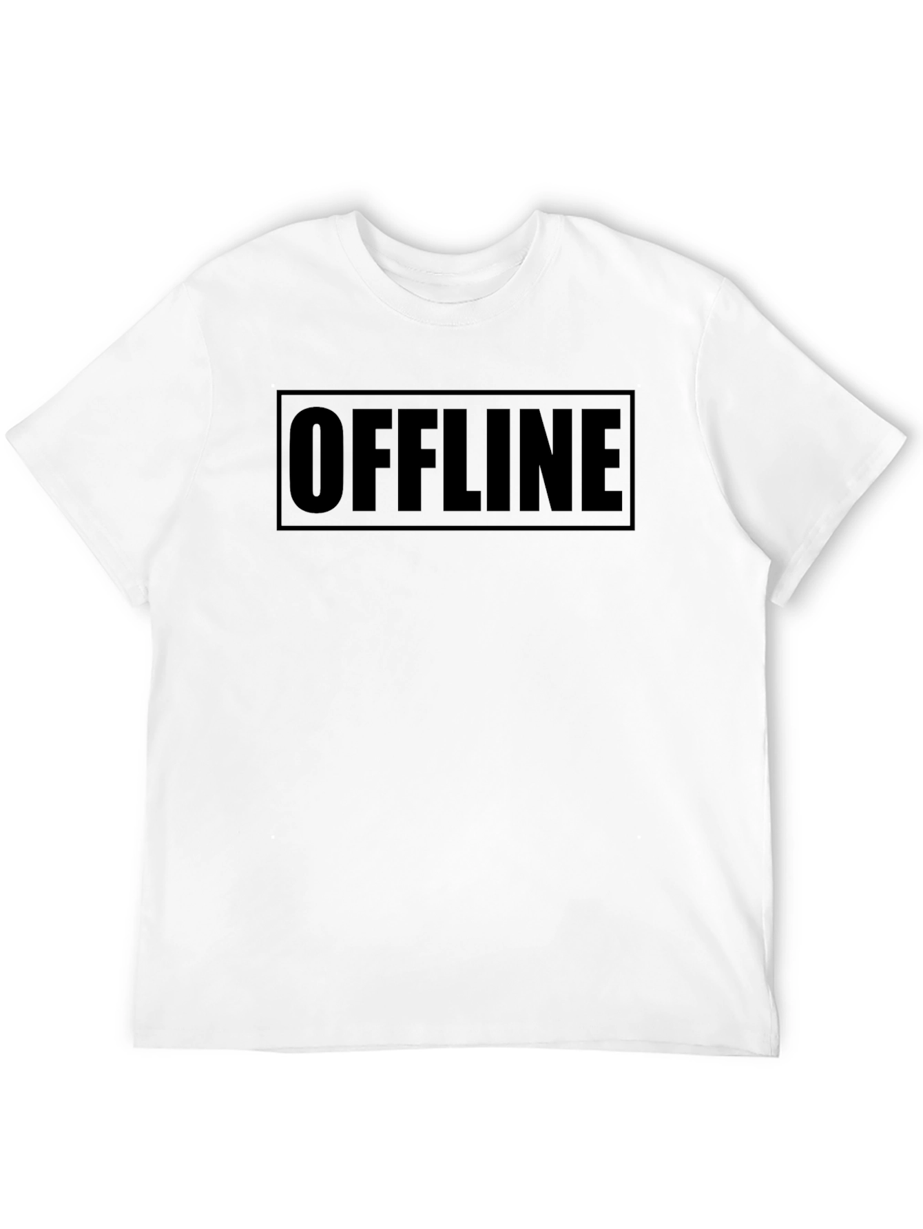 Offline Black Graphic T-Shirt - Relax & Unplug