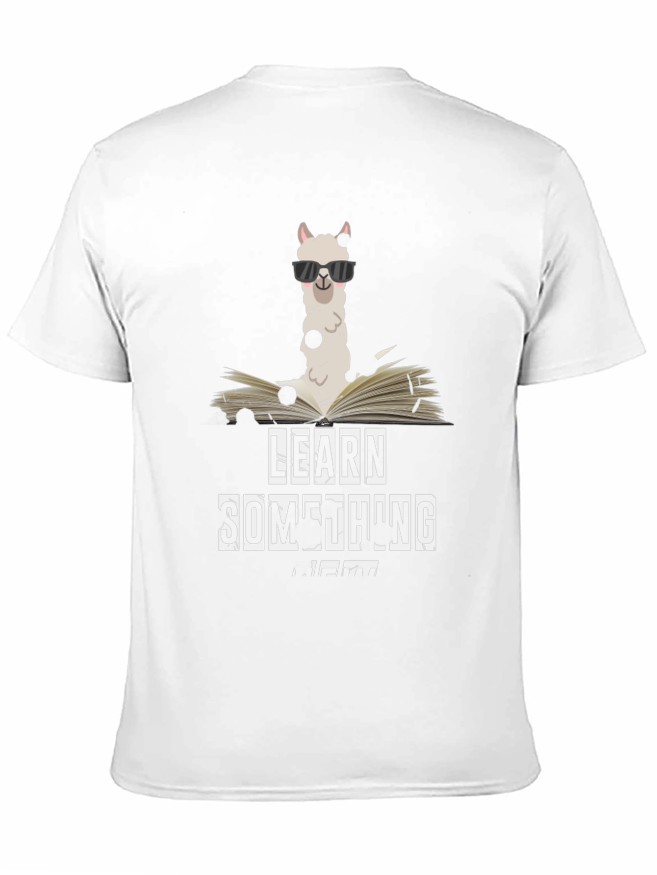 Learn Something New Llama Graphic Tee