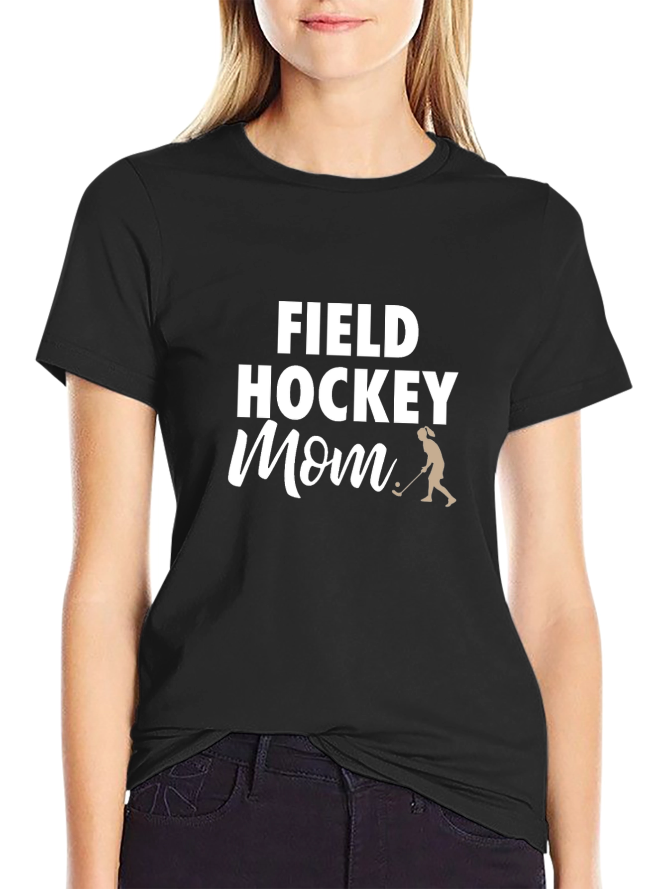 Field Hockey Mom Graphic T-Shirt