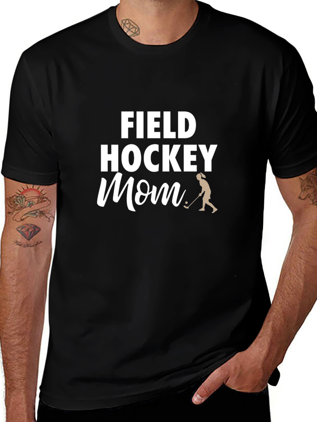 Field Hockey Mom Graphic T-Shirt